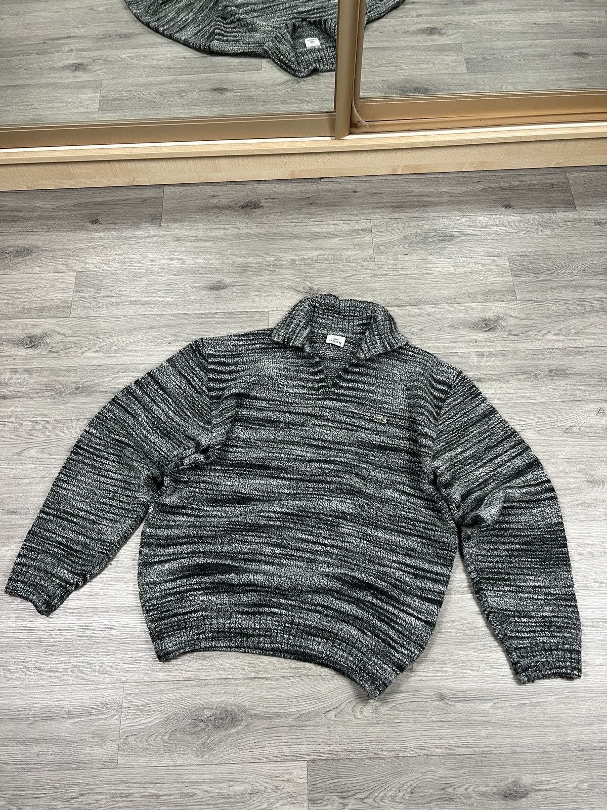 Lacoste 2000s vintage alpaca wool blend sweater