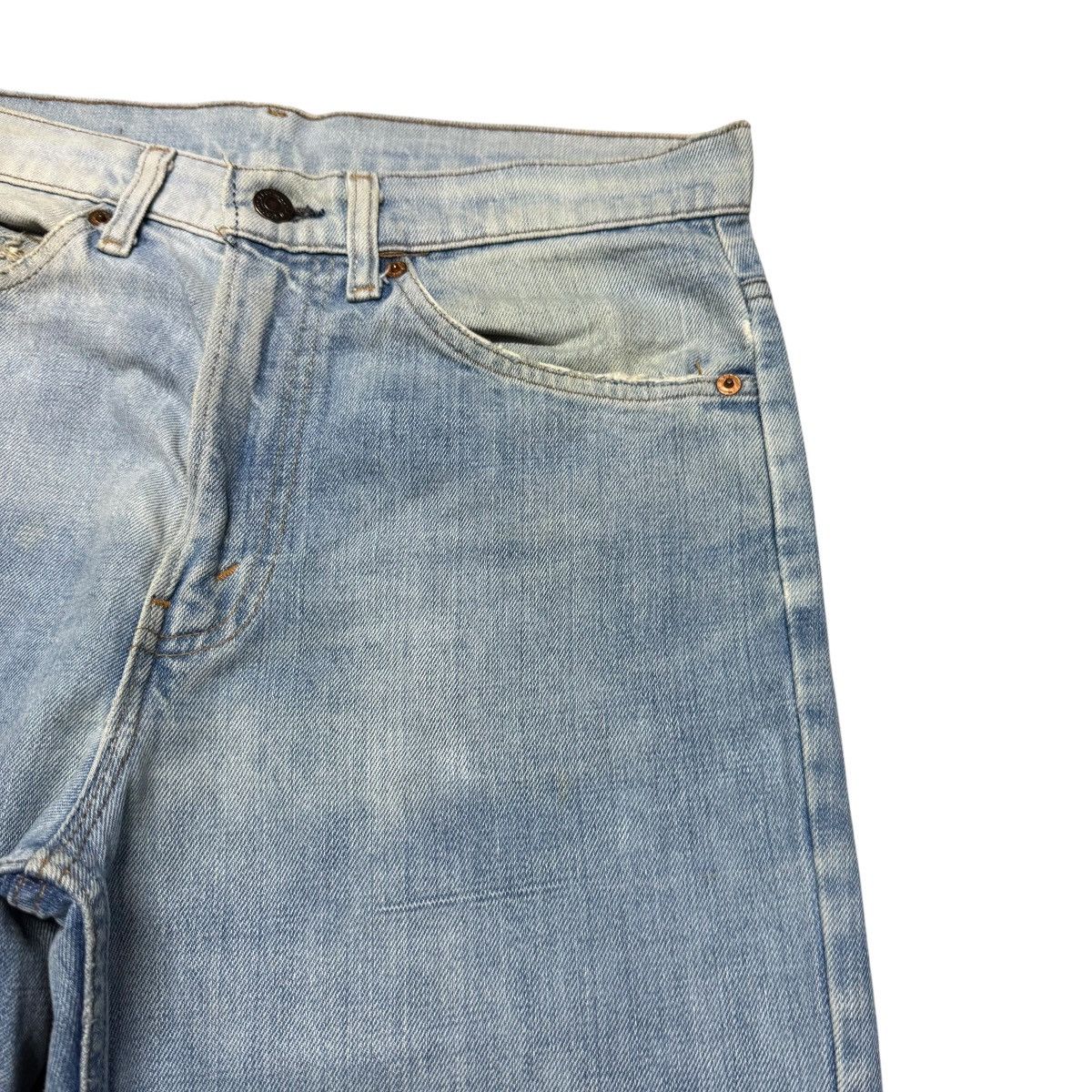 Vintage 80s Levis 517 Flare Jeans Distressed Hedi Slimane