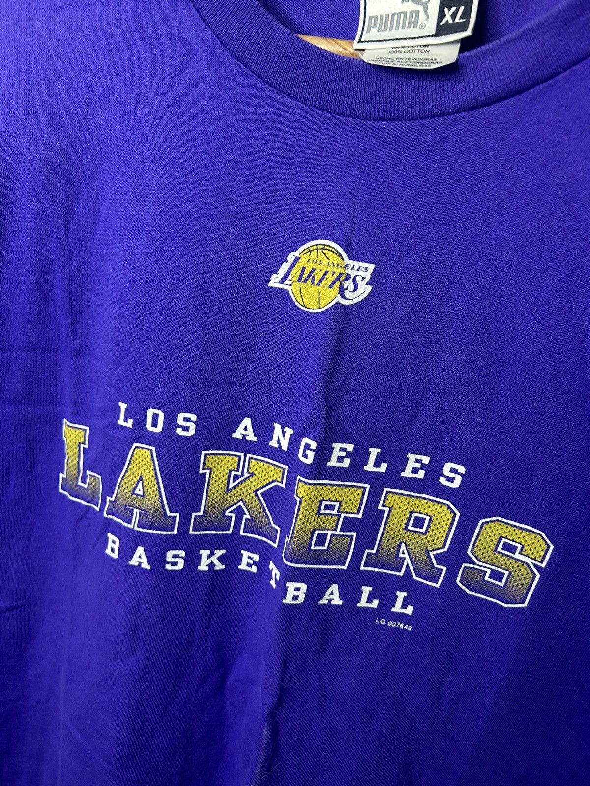 NBA Puma Los Angeles Lakers Sleeveless Tee Purple (Size XL) Size US XL / EU 56 / 4 - 2 Thumbnail