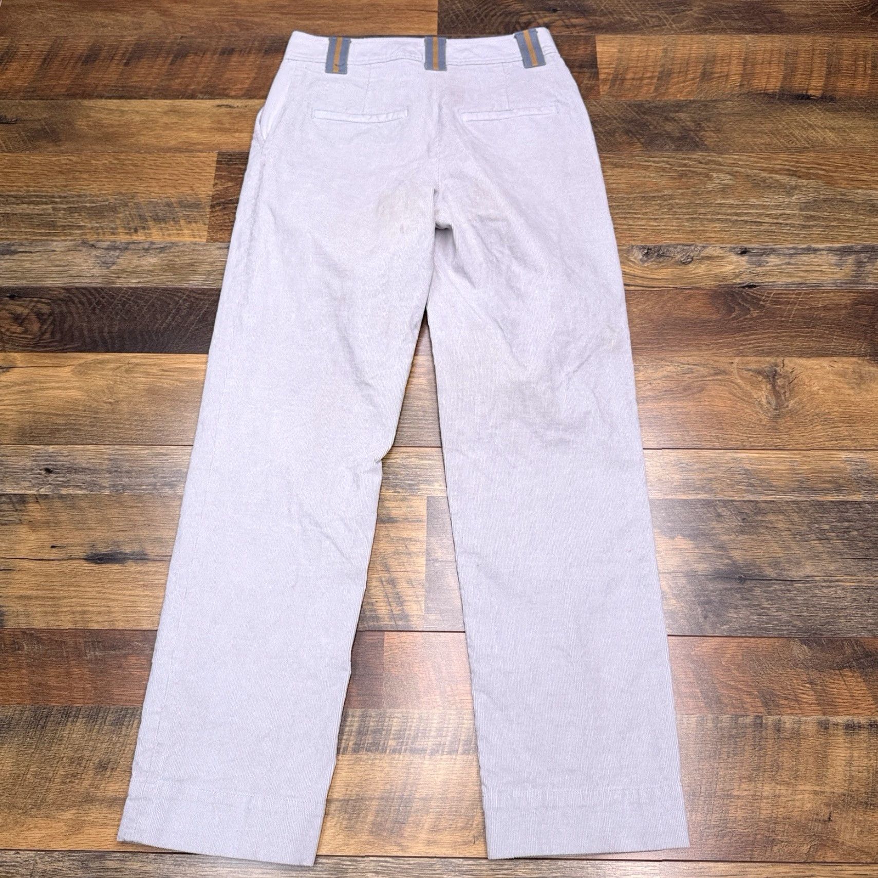 Rag & Bone Rag & Bone Corduroy Pants Womens 00 Gray Mid Rise Stretch USA Pants Cotton Spandex Straight Cropped Regular Vintage No 00 Mens? Size 24" / US 00 / IT 34 - 6 Thumbnail