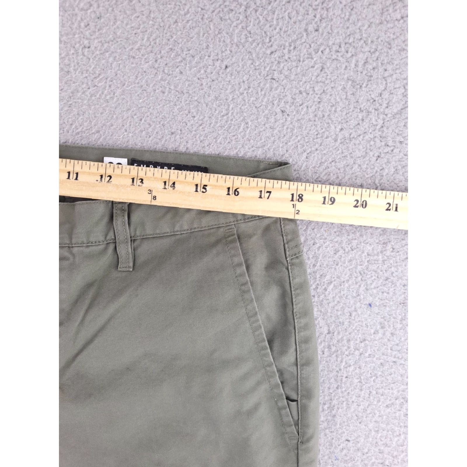 Empyre Empyre Pants Mens 36x32 Green Skinny Chino Skeletor Slim Regular 36 Green Mens Skinny Chino Skeletor Size US 36 / EU 52 - 7 Thumbnail