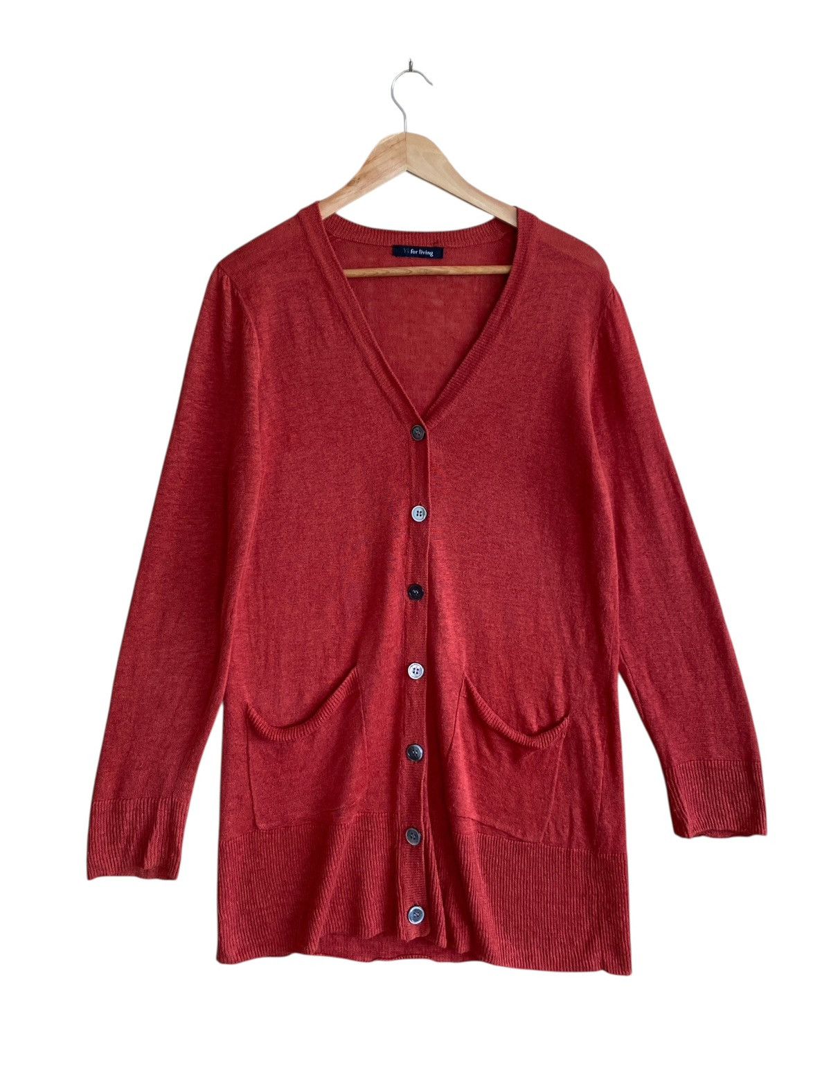 Y's Vintage Japanese Brand Yohji Yamamoto Cardigan 1990s Size US M / EU 48-50 / 2 - 1 Thumbnail