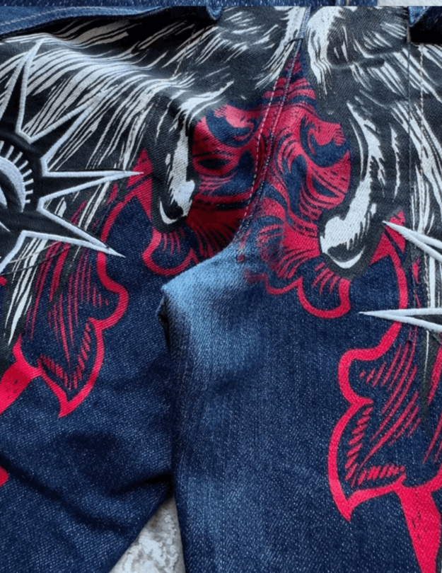 Japanese Brand Streetwear Y2K Popular Jeans Size US 30 / EU 46 - 5 Thumbnail
