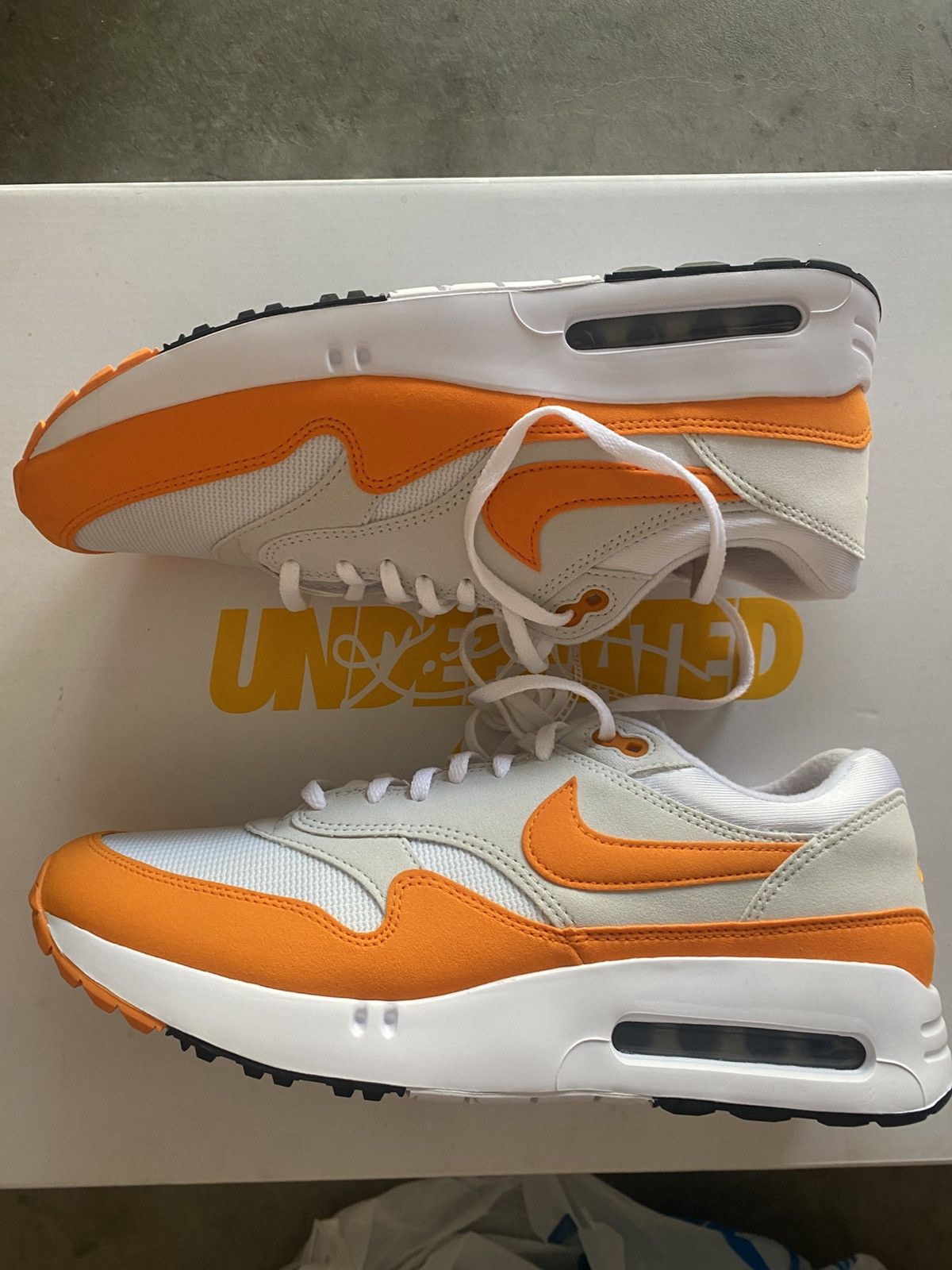 Nike Nike Air Max 1 Orange Golf Size US 11 / EU 44 - 2 Thumbnail