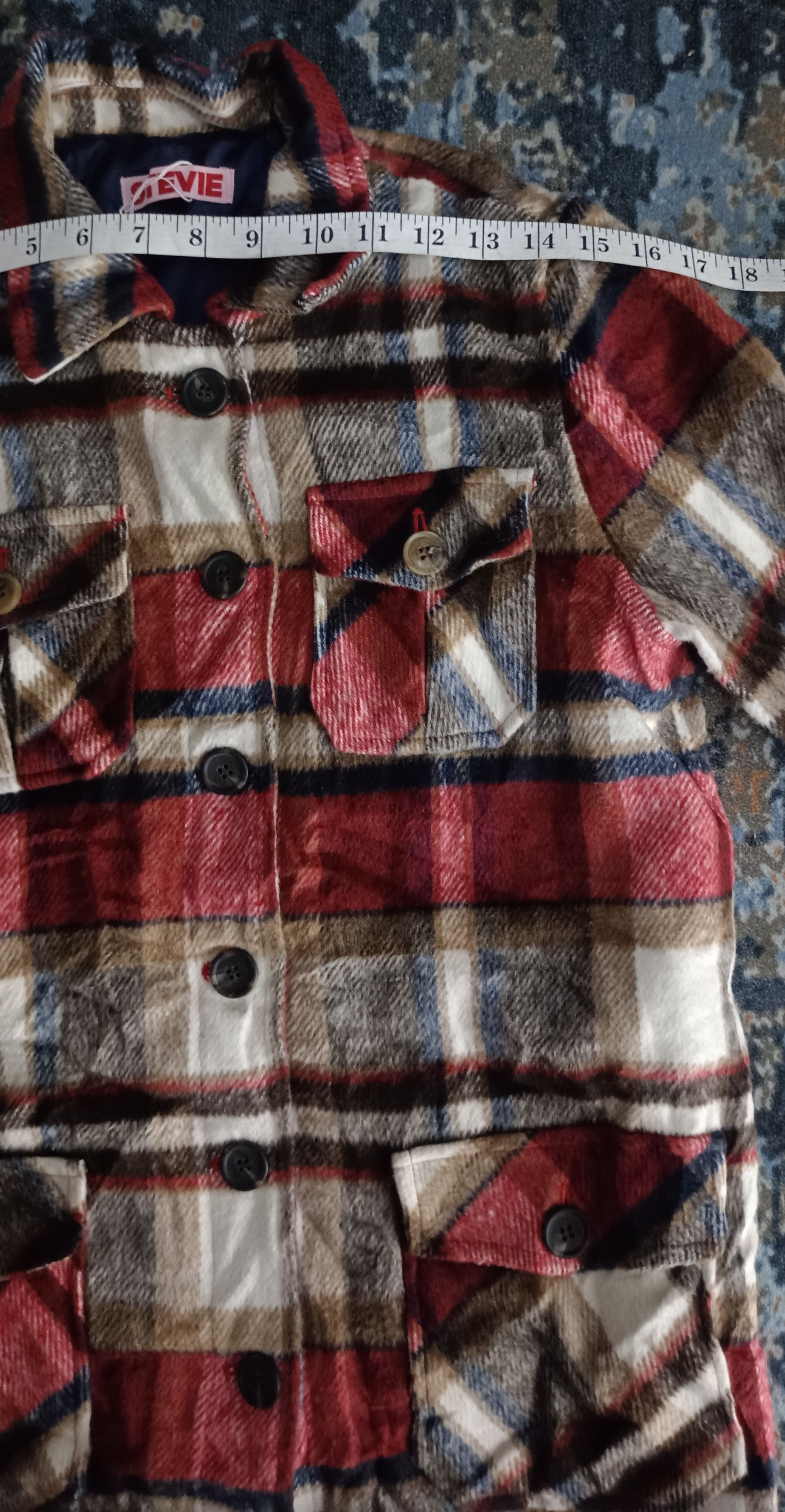 Japanese Brand Stevie BAD Super Underground Factory Flannel Jacket Size US M / EU 48-50 / 2 - 14 Thumbnail