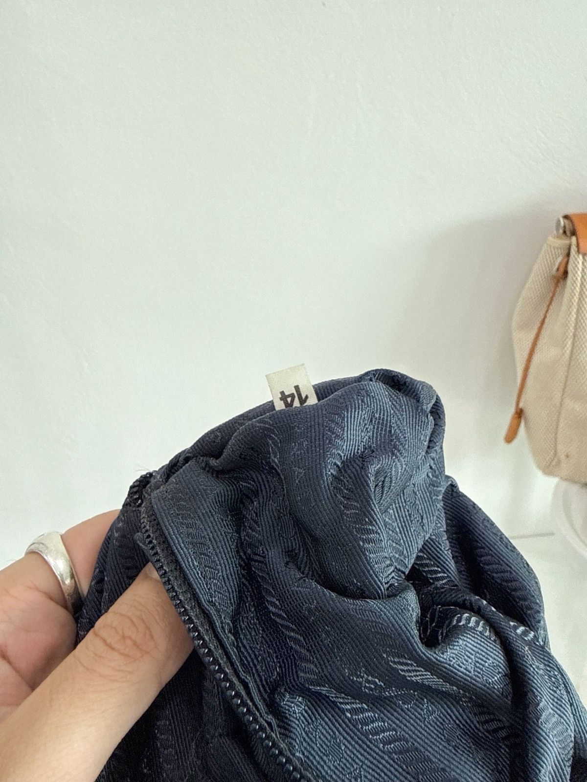 Prada Vintage Prada Logo Plaque Nylon Chain Bag Size ONE SIZE - 10 Thumbnail