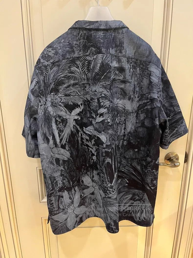 Valentino Valentino Jungle oil painting print denim short-sleeved sh Size US S / EU 44-46 / 1 - 9 Thumbnail