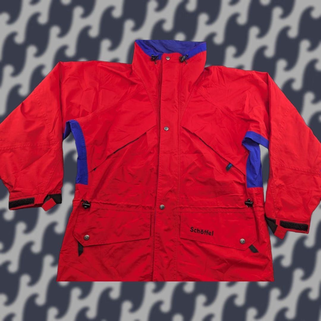 Vintage Schoffel Jacket Mens Size 52 Red Waterproof Gore-Tex Full Zip Outdoor Shirt Size US L / EU 52-54 / 3 - 1 Thumbnail