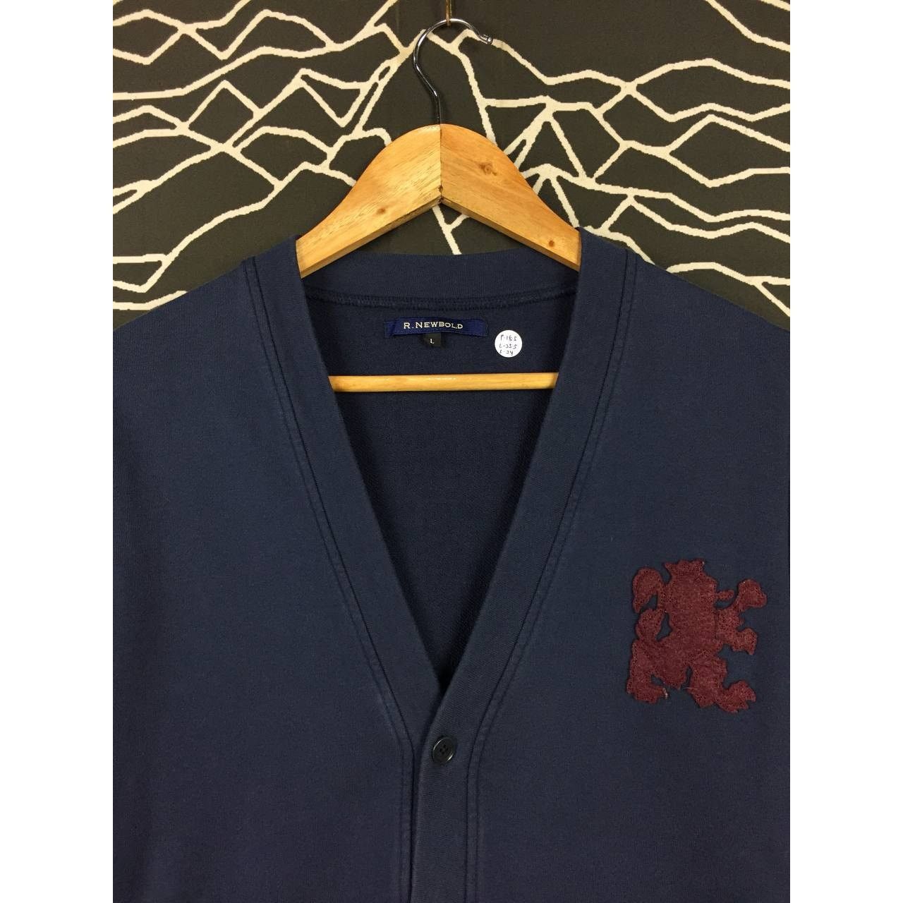 Paul Smith × R.Newbold R.Newbold Embroidered Logo Cardigan Sweater Size S Size US S / EU 44-46 / 1 - 3 Thumbnail