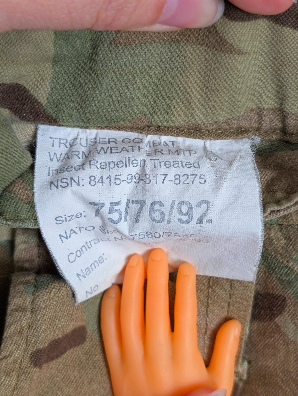 Other British Army MTP PCS Warm Weather Combat Pants - 28x27 Size ONE SIZE - 3 Thumbnail