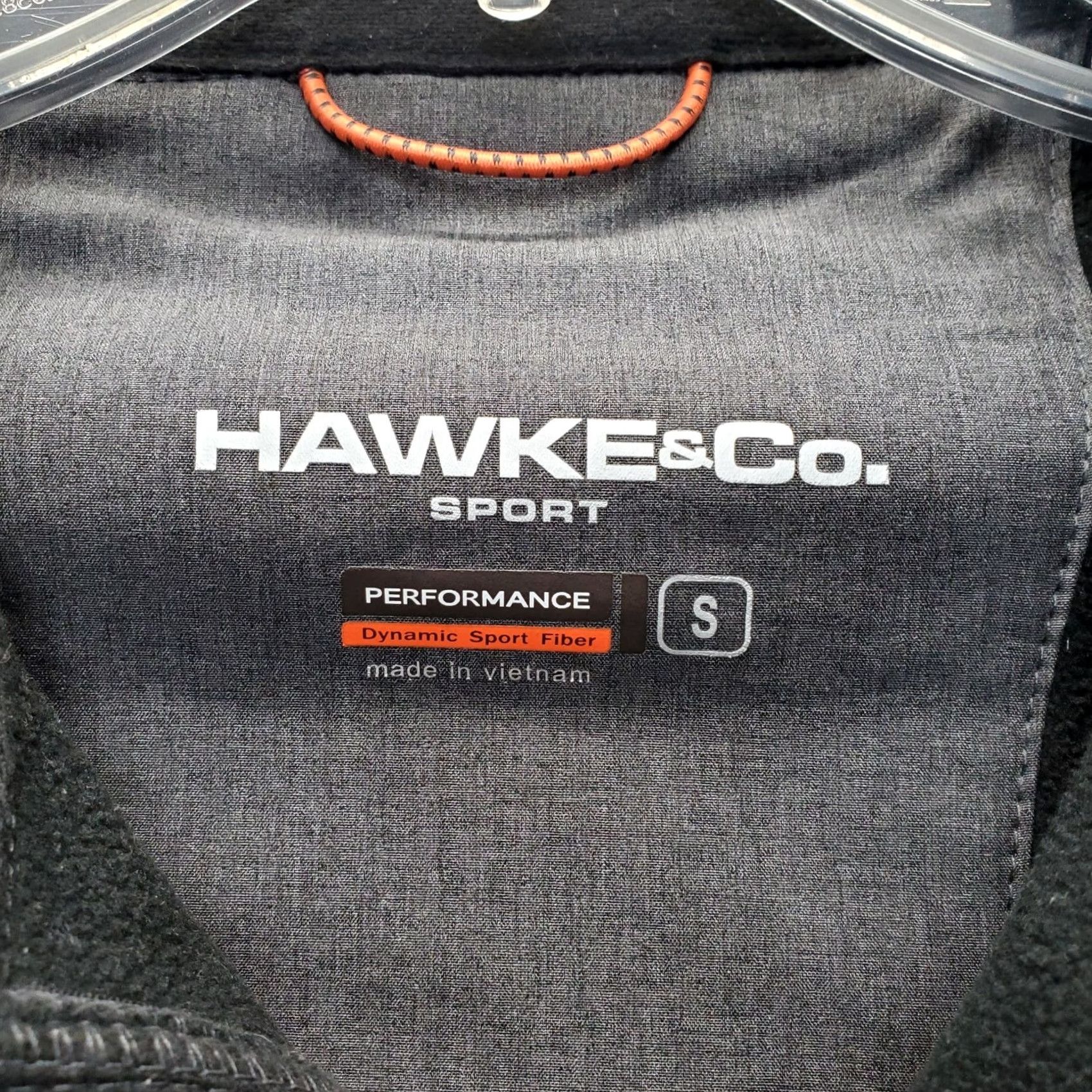 Vintage Hawkes & Co. Dynamic Sport Fiber Jacket Mens Small Gray Windbreaker Lightweight Fleece Lined Size US S / EU 44-46 / 1 - 5 Thumbnail