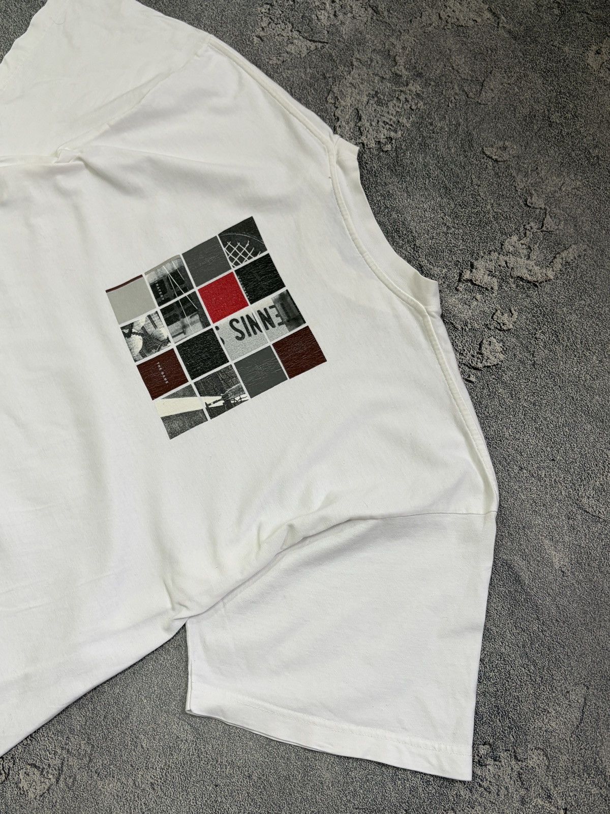 Nike Vintage 90s Nike Tennis Court T-Shirt Strategy Accuracy XL Size US XL / EU 56 / 4 - 10 Thumbnail