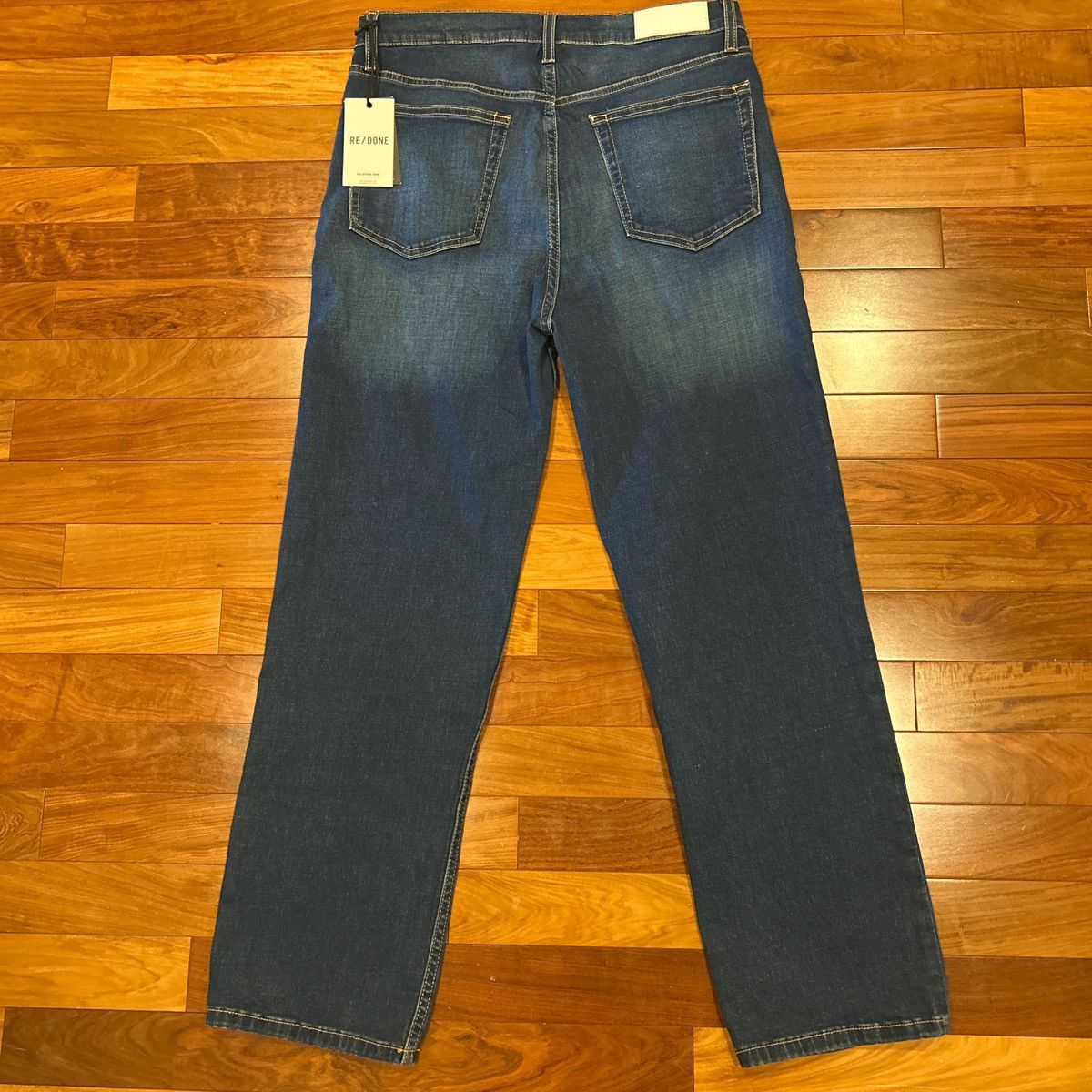 Other 30x27 ReDone 70’s Stovepipe Straight Leg Faded Jeans Size 30" / US 8 / IT 44 - 2 Thumbnail