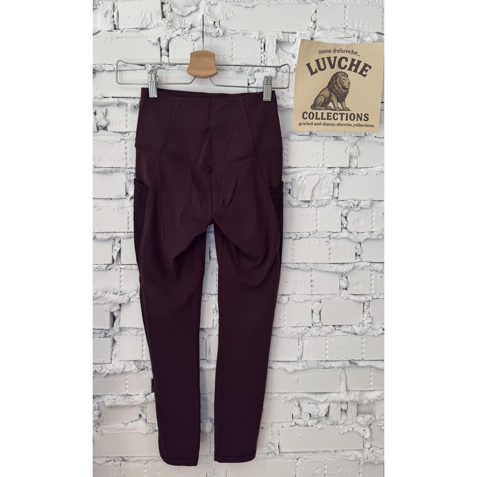 Athleta Athleta Womens XS Purple High Rise Mesh Pocket Leggings Size 27" / US 4 / IT 40 - 2 Thumbnail