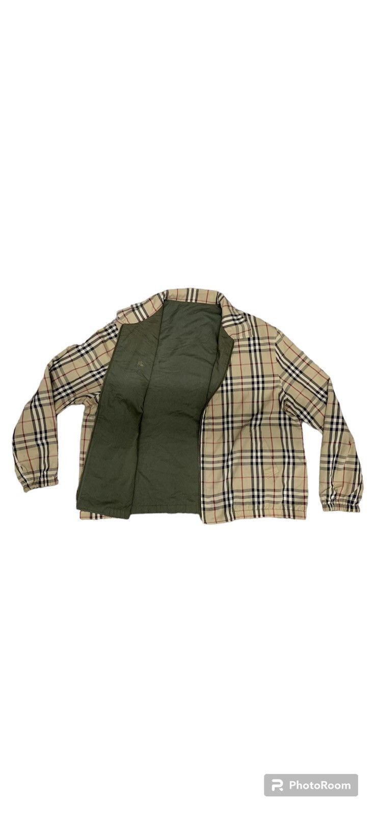 image of Burberry London Novacheck Green Army Colour in Olive Green, Men's (Size XL)