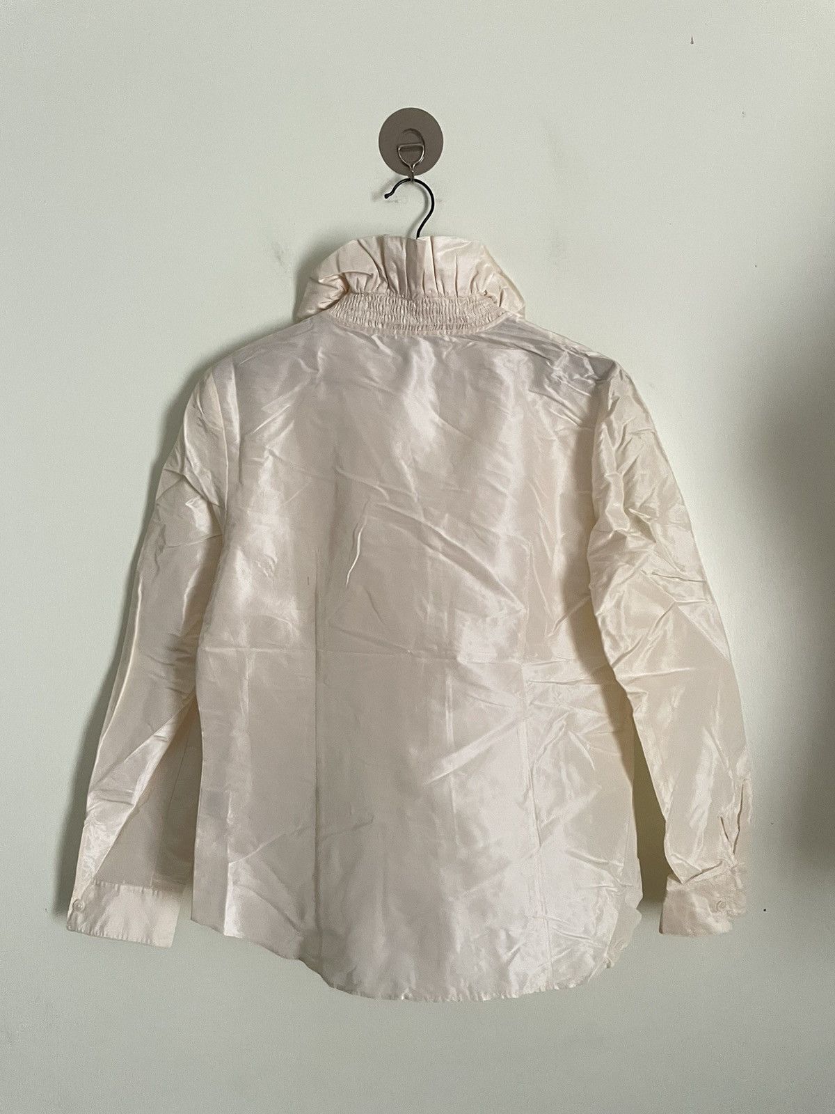 Lafayette 148 Lafayette 148 White Blouse Size L / US 10 / IT 46 - 2 Thumbnail