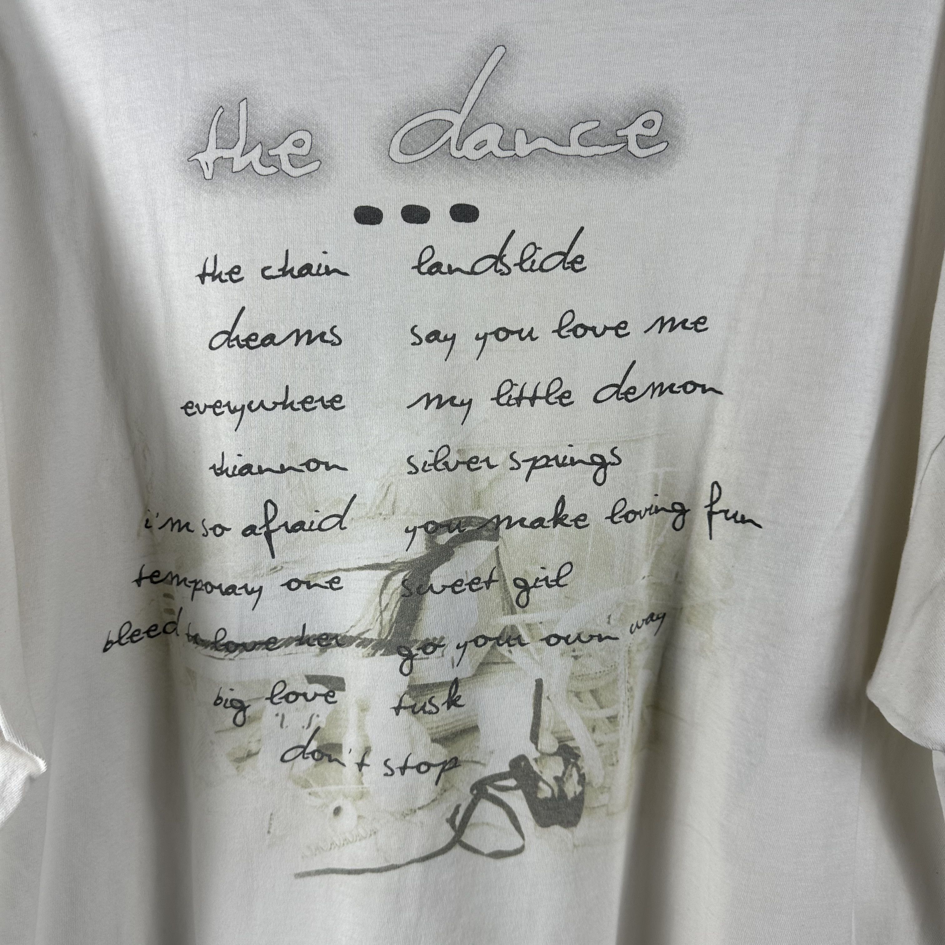 Vintage Vintage 1997 Fleetwood Mac The Dance Tour Band T-Shirt Size US XXL / EU 58 / 5 - 4 Thumbnail