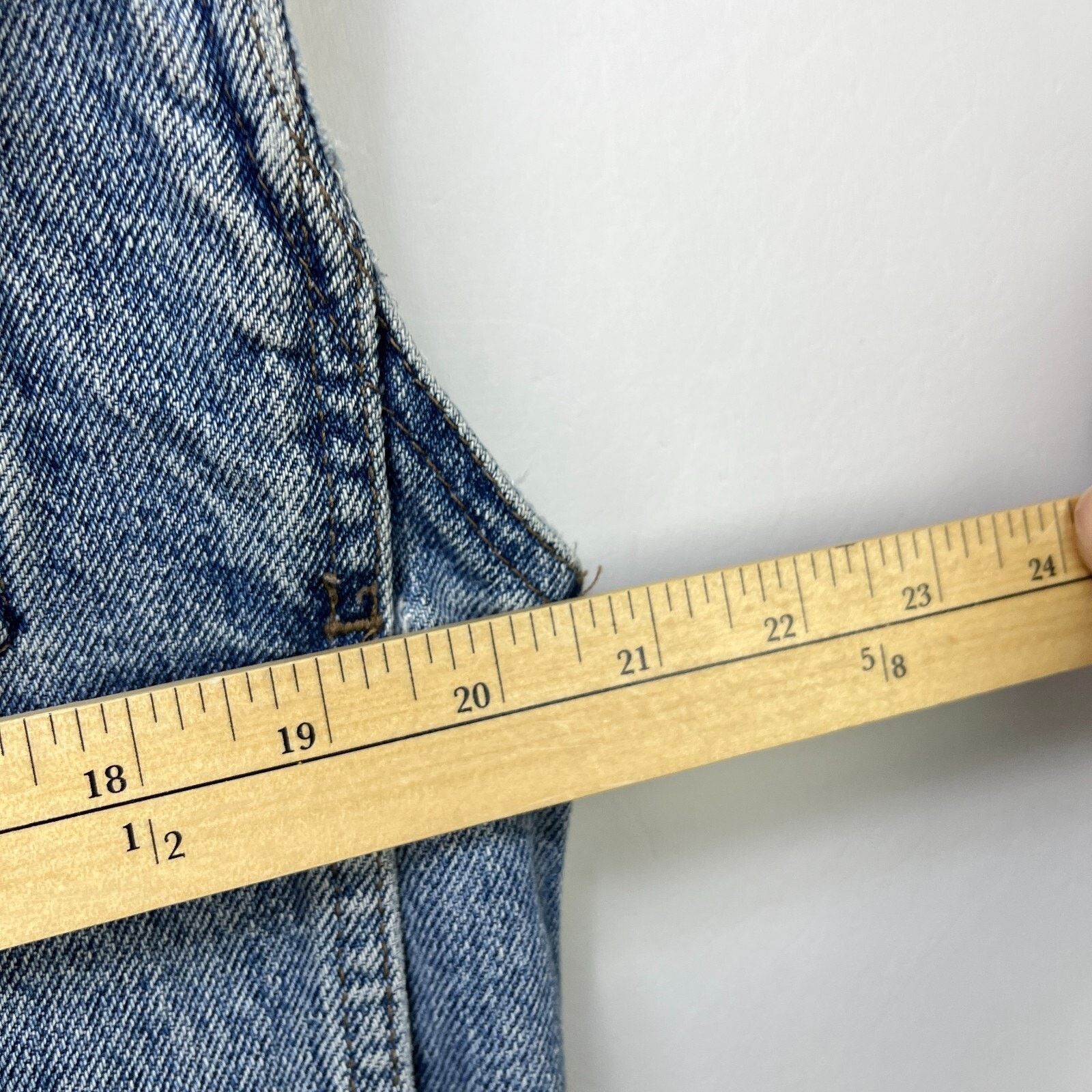 Levi's × Vintage Vintage 90s Levis Silver Tab Denim Vest Jacket Medium Size US M / EU 48-50 / 2 - 8 Thumbnail