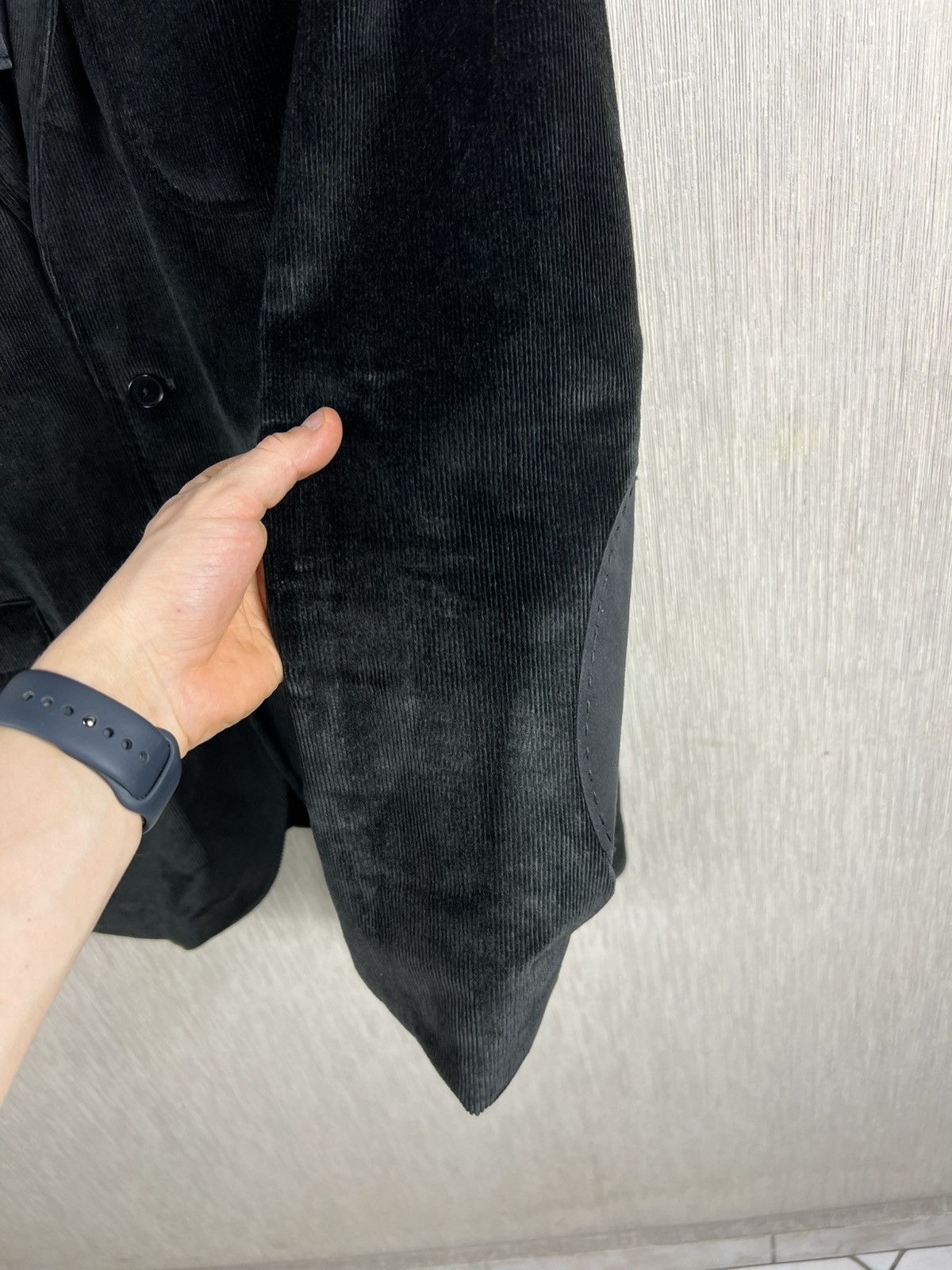Dirk Bikkembergs Archive Dirk Bikkembergs corduroy black blazer jacket pocket Size US L / EU 52-54 / 3 - 10 Thumbnail