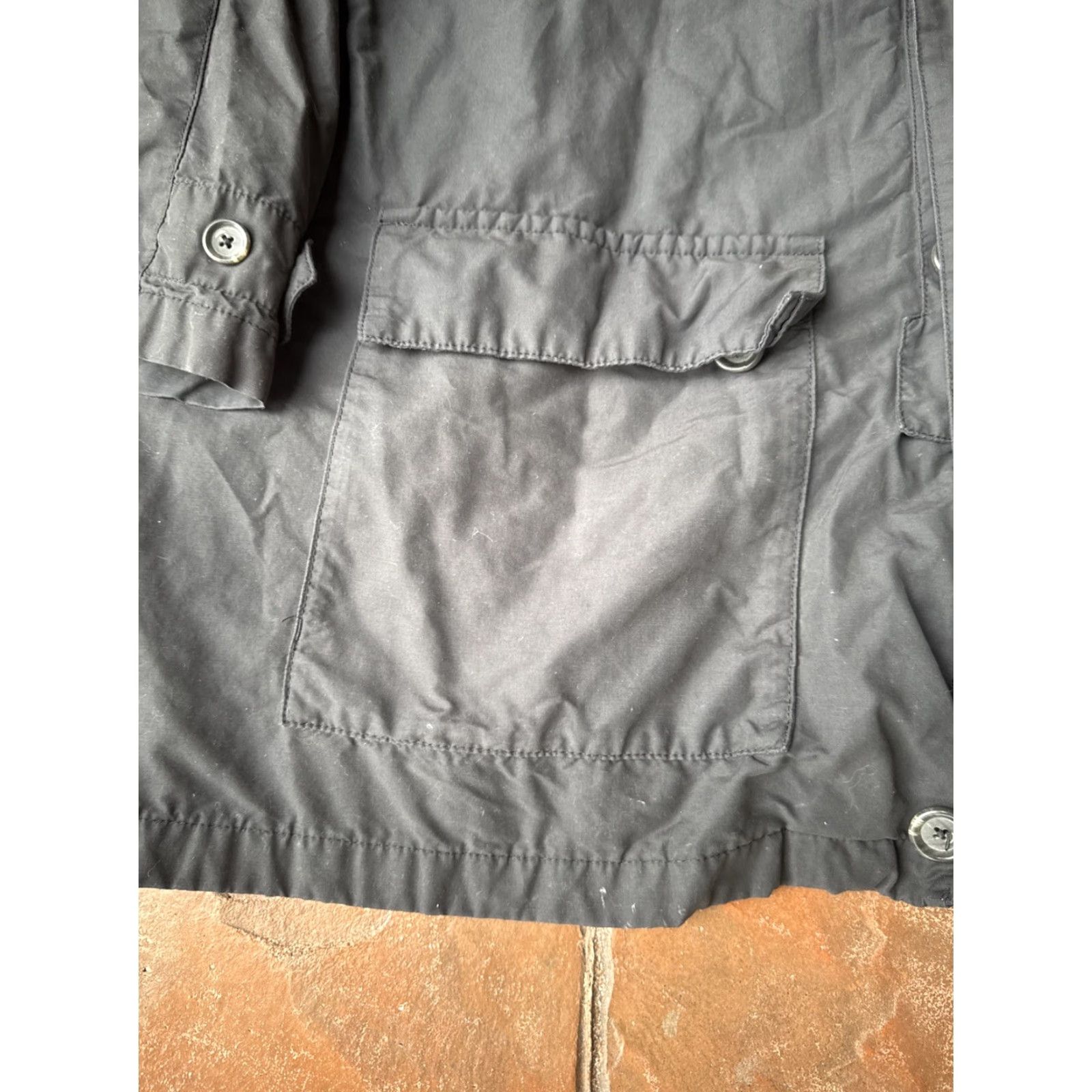 Polo Ralph Lauren VINTAGE Polo Ralph Lauren Chore Trench Jacket Mens XL Black Parka Zip Up Size US XL / EU 56 / 4 - 4 Thumbnail