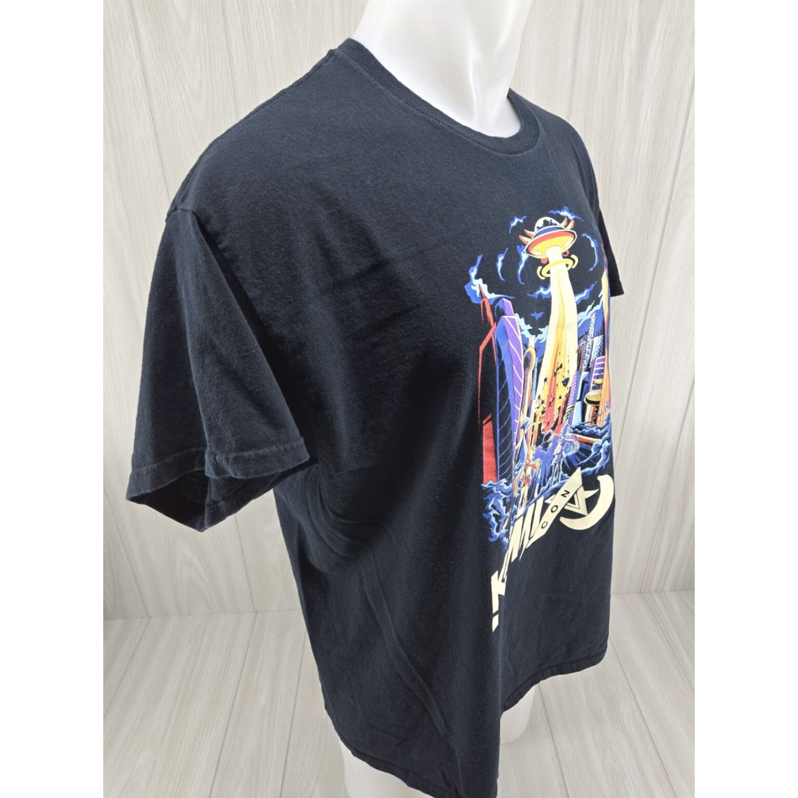 Gildan VINTAGE Kami Con Birmingham Alabama Anime Graphic T-Shirt XL Black Nike? Size US XL / EU 56 / 4 - 6 Thumbnail