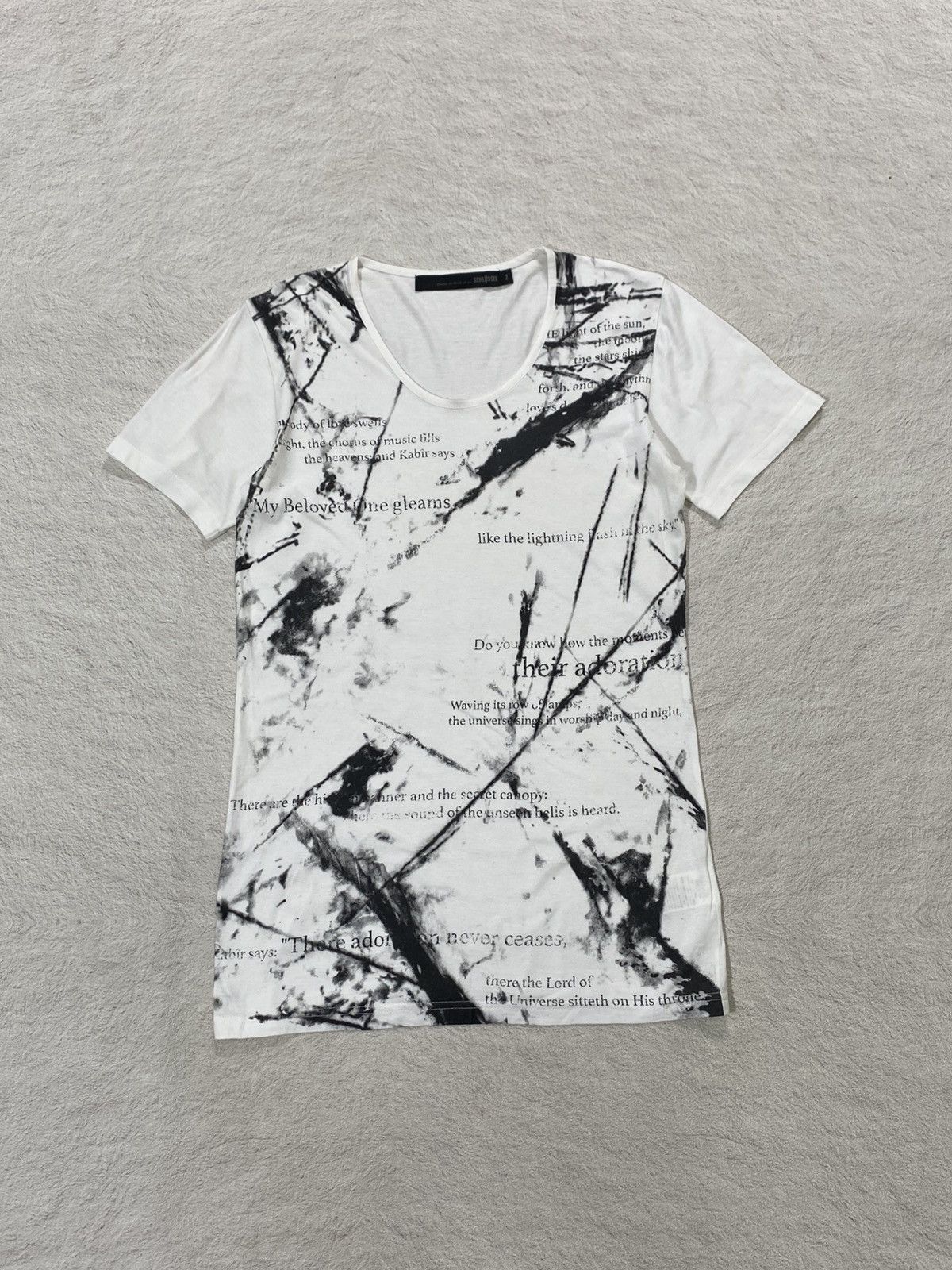 If Six Was Nine RARE❤️‍🔥 Y2K Archived Schlussel Dutch Poem Shirt Goth Punk Size US M / EU 48-50 / 2 - 1 Thumbnail