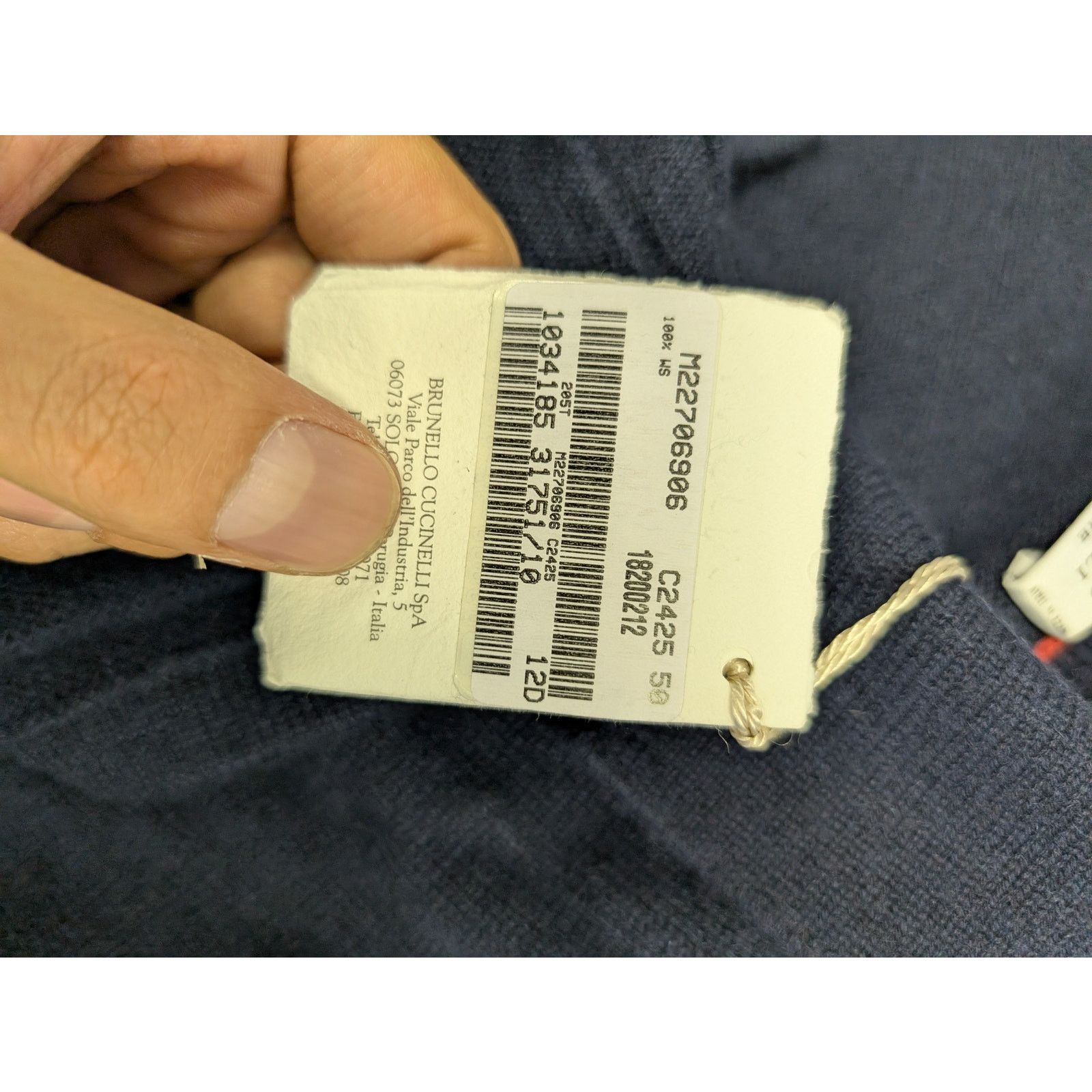 Brunello Cucinelli o1rshd1 CC20 Double-Breasted Blazer in Blue Size US M / EU 48-50 / 2 - 24 Thumbnail