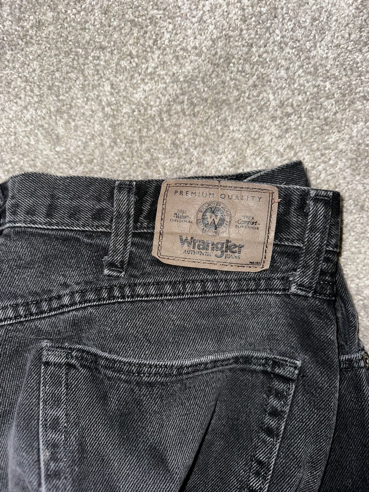 Wrangler Vintage wrangler black denim Size US 36 / EU 52 - 3 Thumbnail