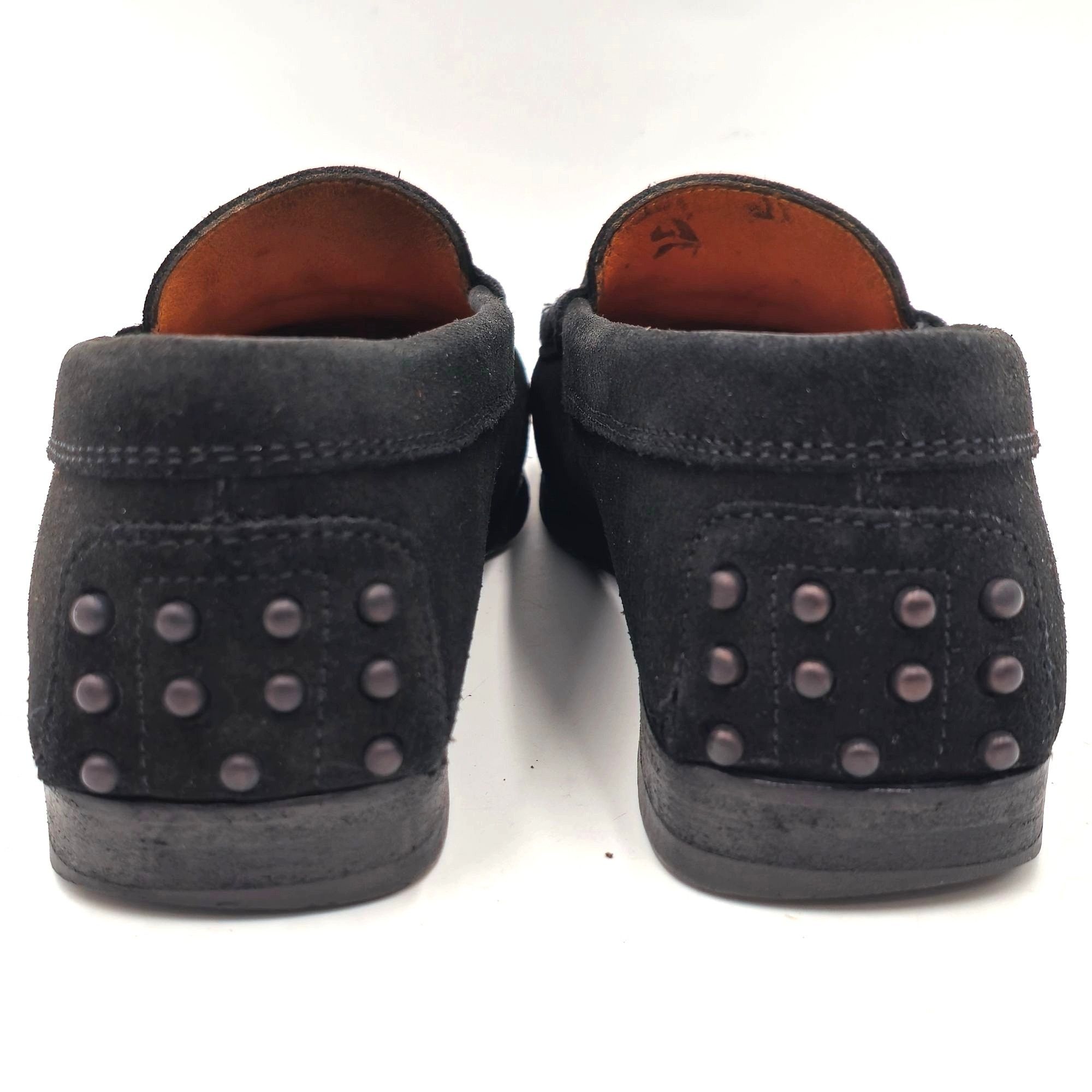 Tod's Tods Italy Womens 8 Black Suede Leather Dress Shoes Flats Size US 8 / IT 38 - 2 Thumbnail