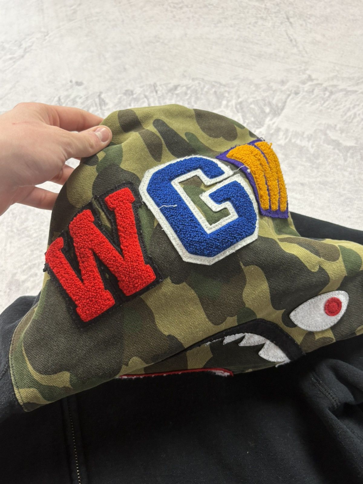 Bape BAPE SHARK ZIP HOODIE STREETWEAR DRIP DRILL Size US XL / EU 56 / 4 - 10 Thumbnail