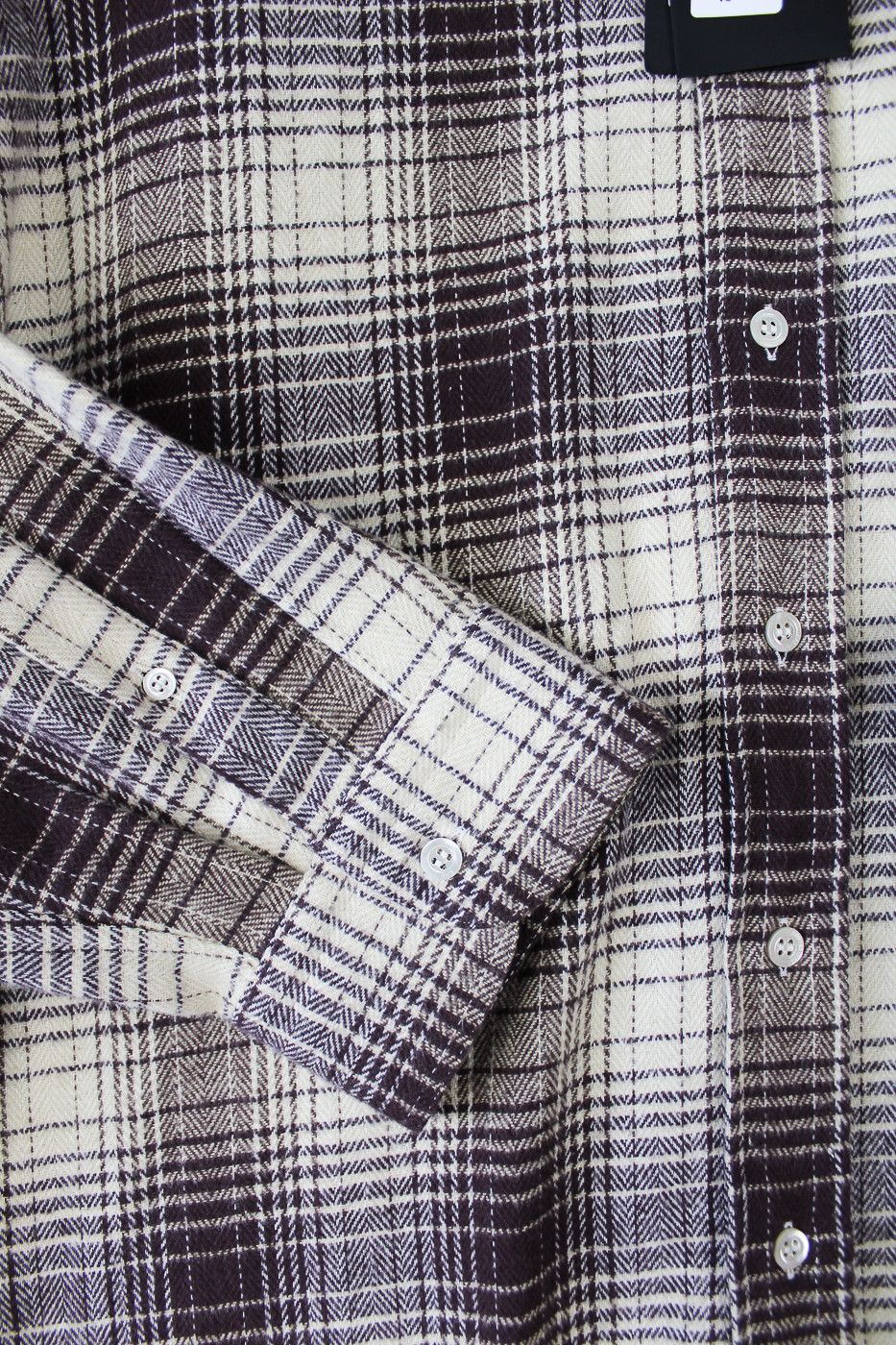 Raf Simons Flannel Shirt “The Others” SS20/20AW Cream Burgundy Check Size US M / EU 48-50 / 2 - 6 Thumbnail