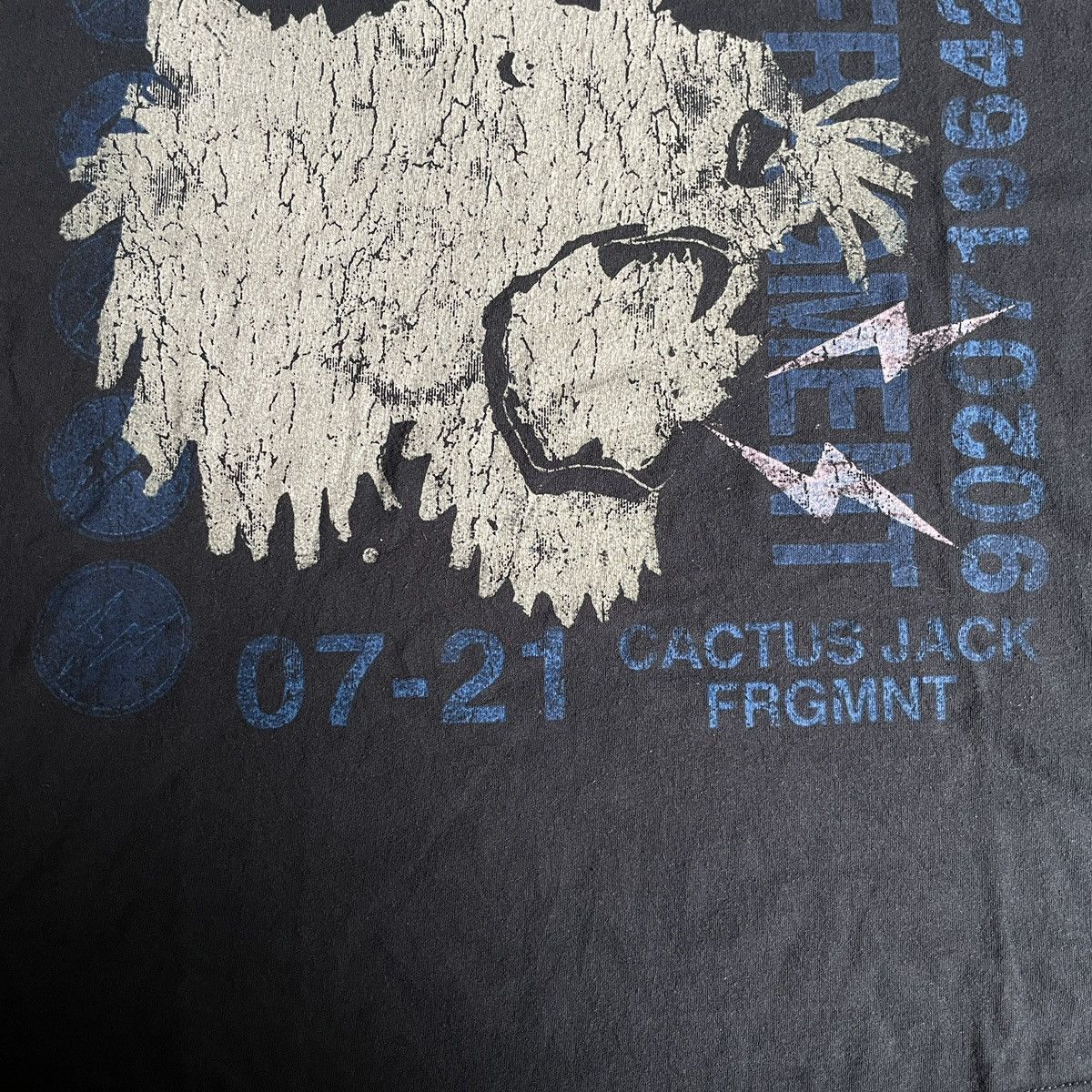 Fragment Design × Travis Scott Cactus Jack x Fragment Design Danger Tee Size US XXL / EU 58 / 5 - 5 Thumbnail