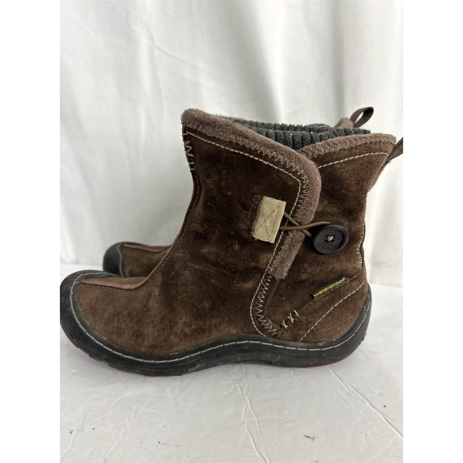 Clarks Privo by Clarks Boots Womens 5.5M Winter Ankle Button Leather Brown 37699 Size US 6 / IT 36 - 7 Thumbnail