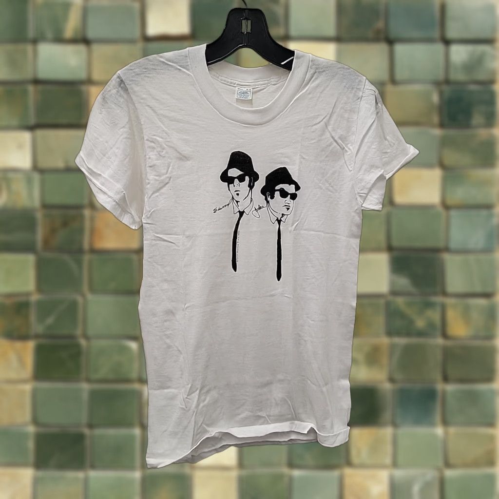 Elwood VINTAGE Blues Brothers Movie T-Shirt Mens Small Size US S / EU 44-46 / 1 - 1 Thumbnail