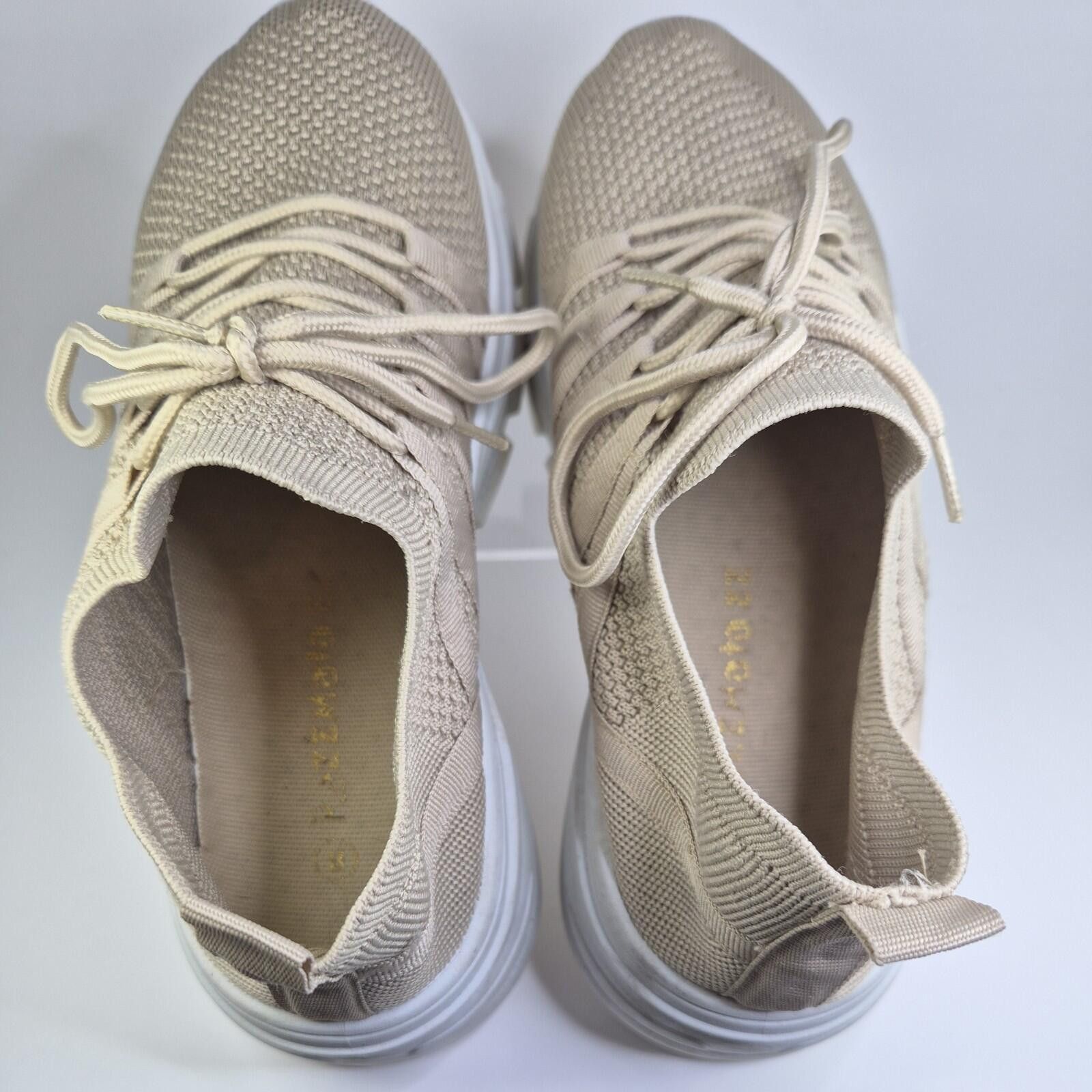 Other Platform Women’s Casual Running Mesh Size 8, Beige Y2K Vibes Size US 8 / IT 38 - 8 Thumbnail