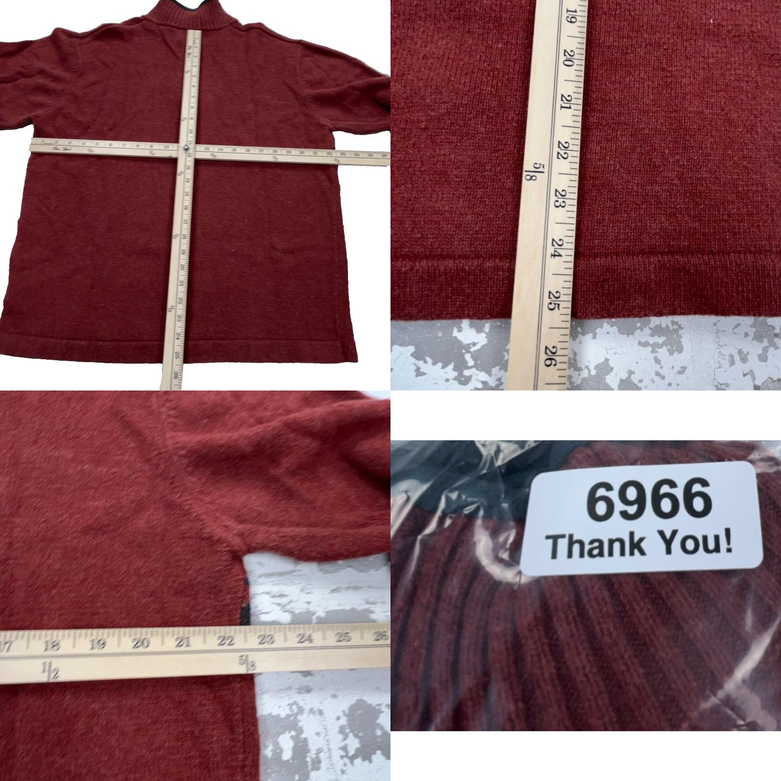 Vintage Columbia Sweater Men XL Red 1/4 Zip Knit Pullover - Classic Outdoor Size US XL / EU 56 / 4 - 8 Thumbnail