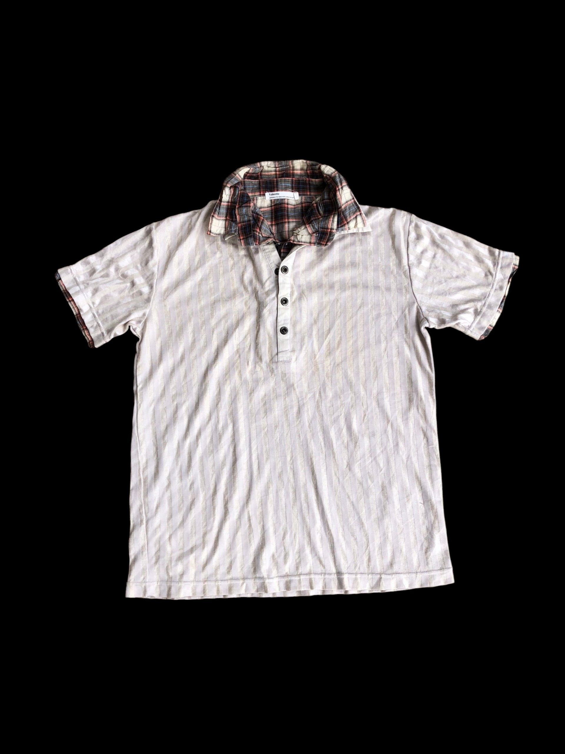 If Six Was Nine 2000s Double Layer Collar Velocette Vkei Style Size US M / EU 48-50 / 2 - 2 Thumbnail