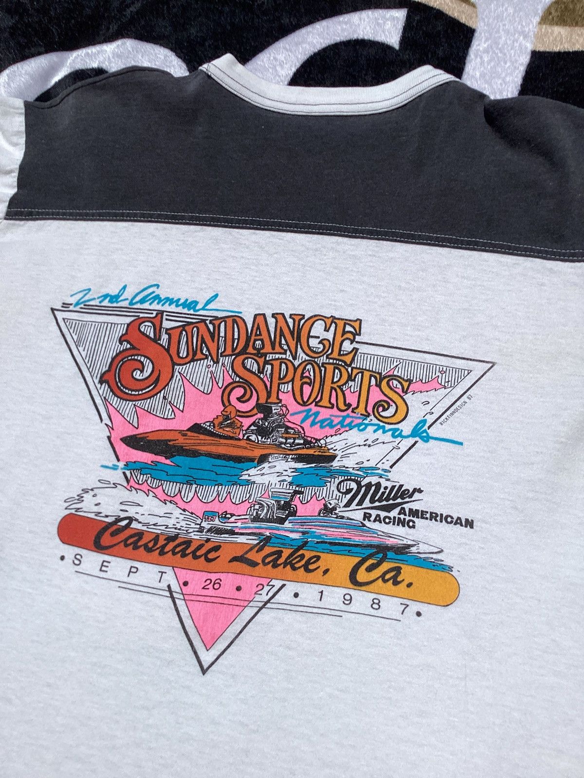 Vintage Vtg ‘87 Sundance sports nationals Miller American racing tee Size US M / EU 48-50 / 2 - 2 Thumbnail