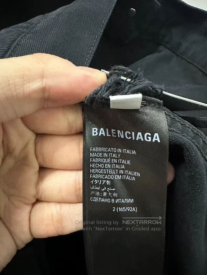 Balenciaga Balenciaga Tape Cola Denim Jacket Size US M / EU 48-50 / 2 - 6 Thumbnail