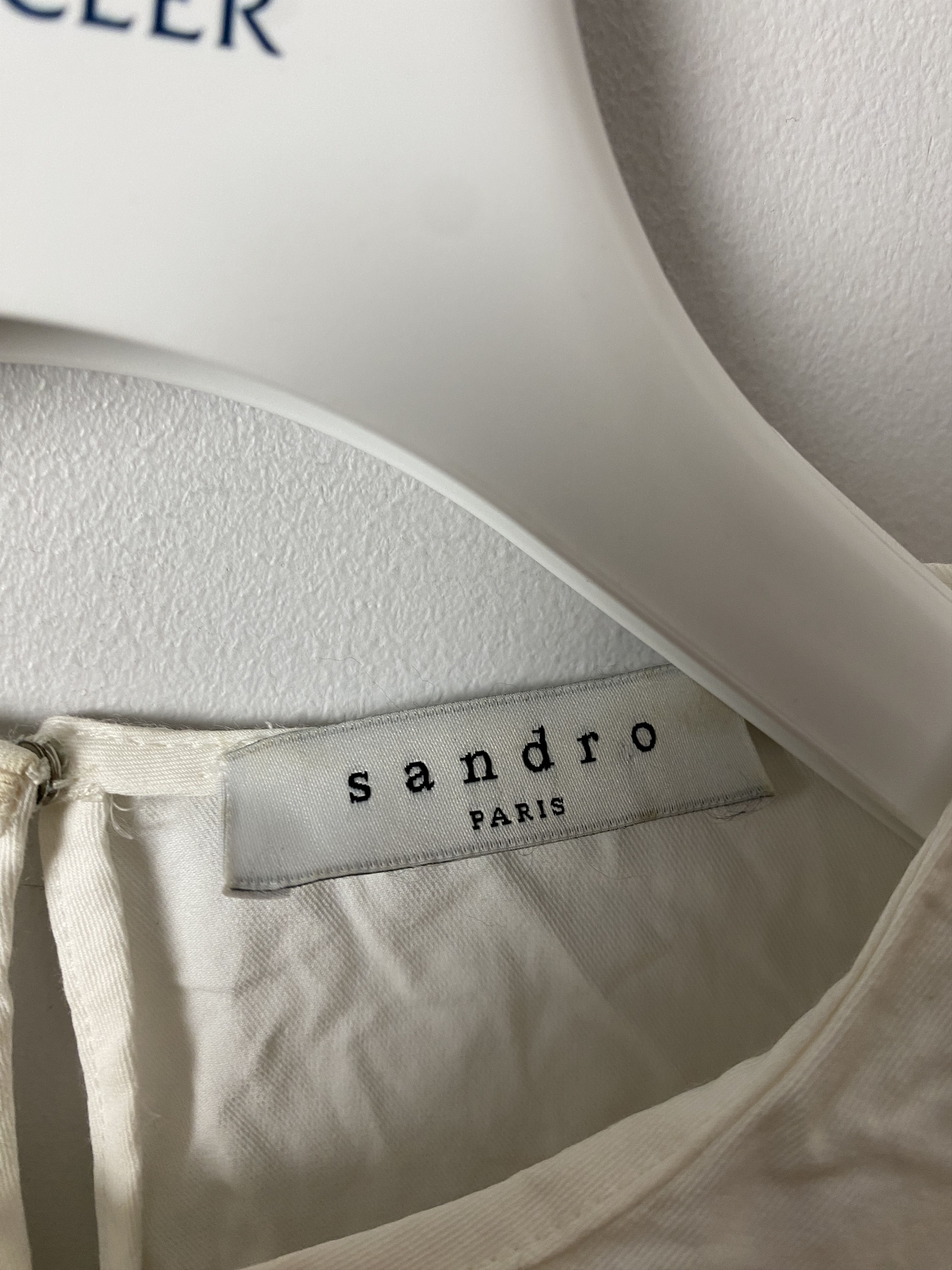 Sandro Sandro cotton viscose silk blouse Size S / US 4 / IT 40 - 3 Thumbnail