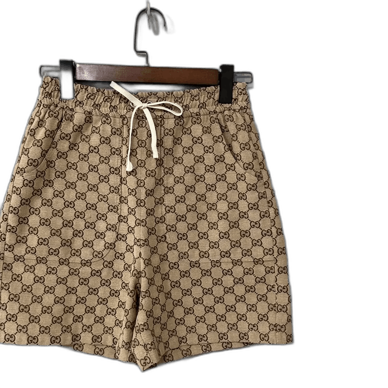 Gucci Gucci Logo Print Denim Shorts Size 22" - 1 Thumbnail