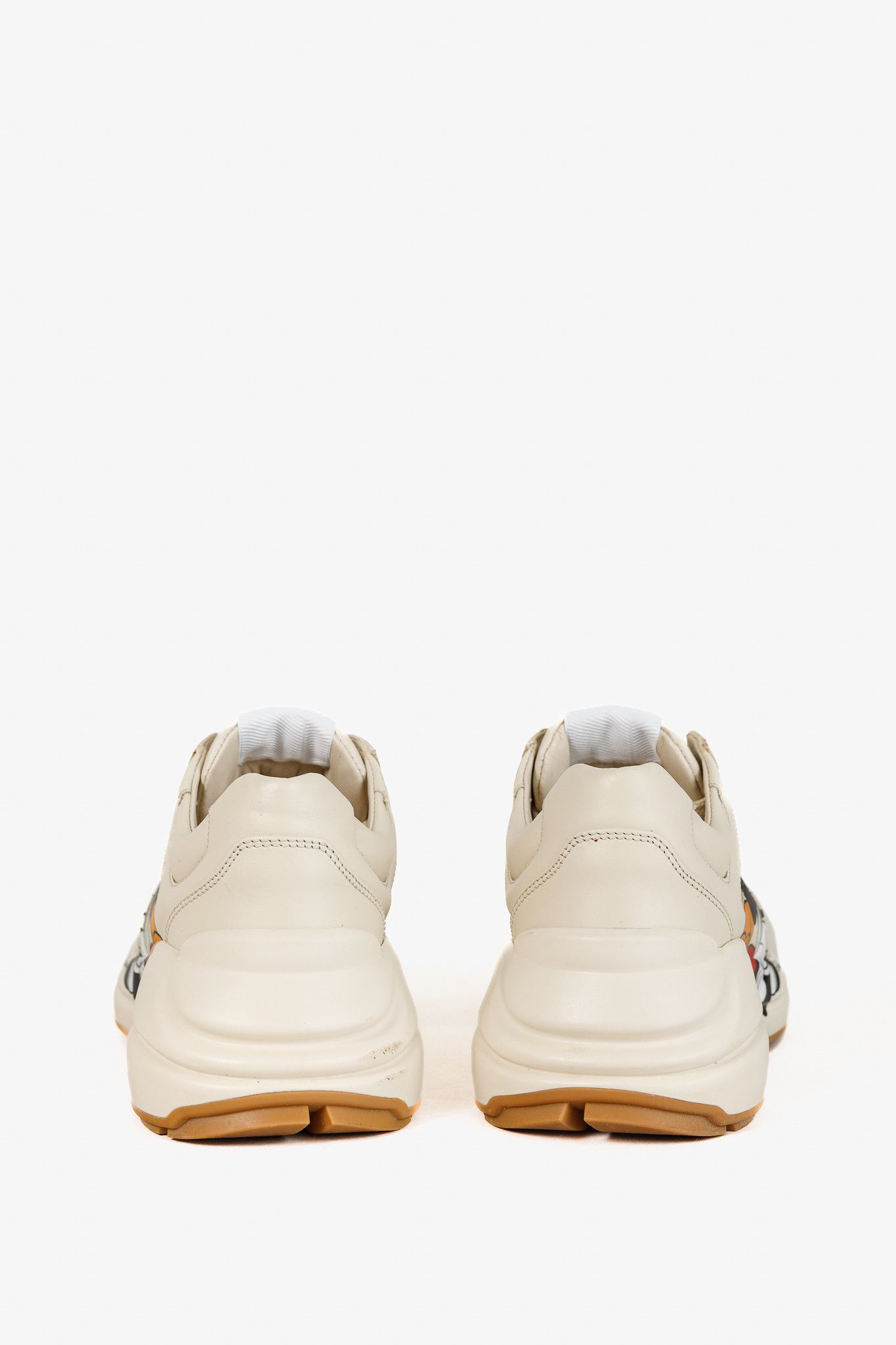 Disney × Gucci Gucci x Disney Rhyton Ivoire 'Mickey Mouse' Leather Sneakers Size US 6.5 / IT 36.5 - 3 Thumbnail