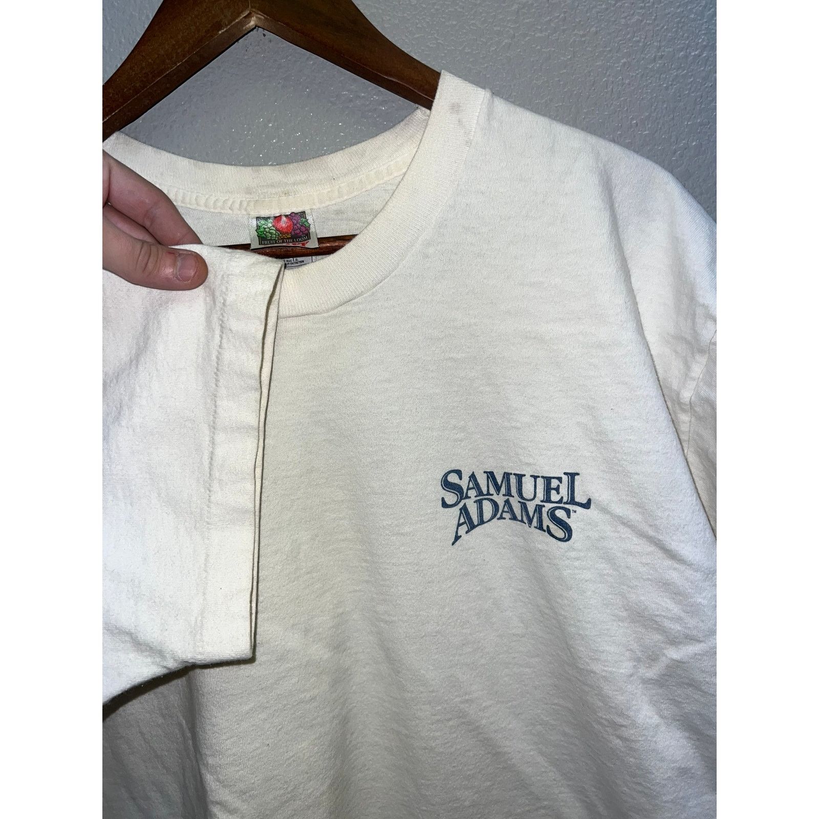 Vintage Vintage Samuel Adams Shirt Craft Brews Alcohol Tee VTG 90s Size US XL / EU 56 / 4 - 3 Thumbnail