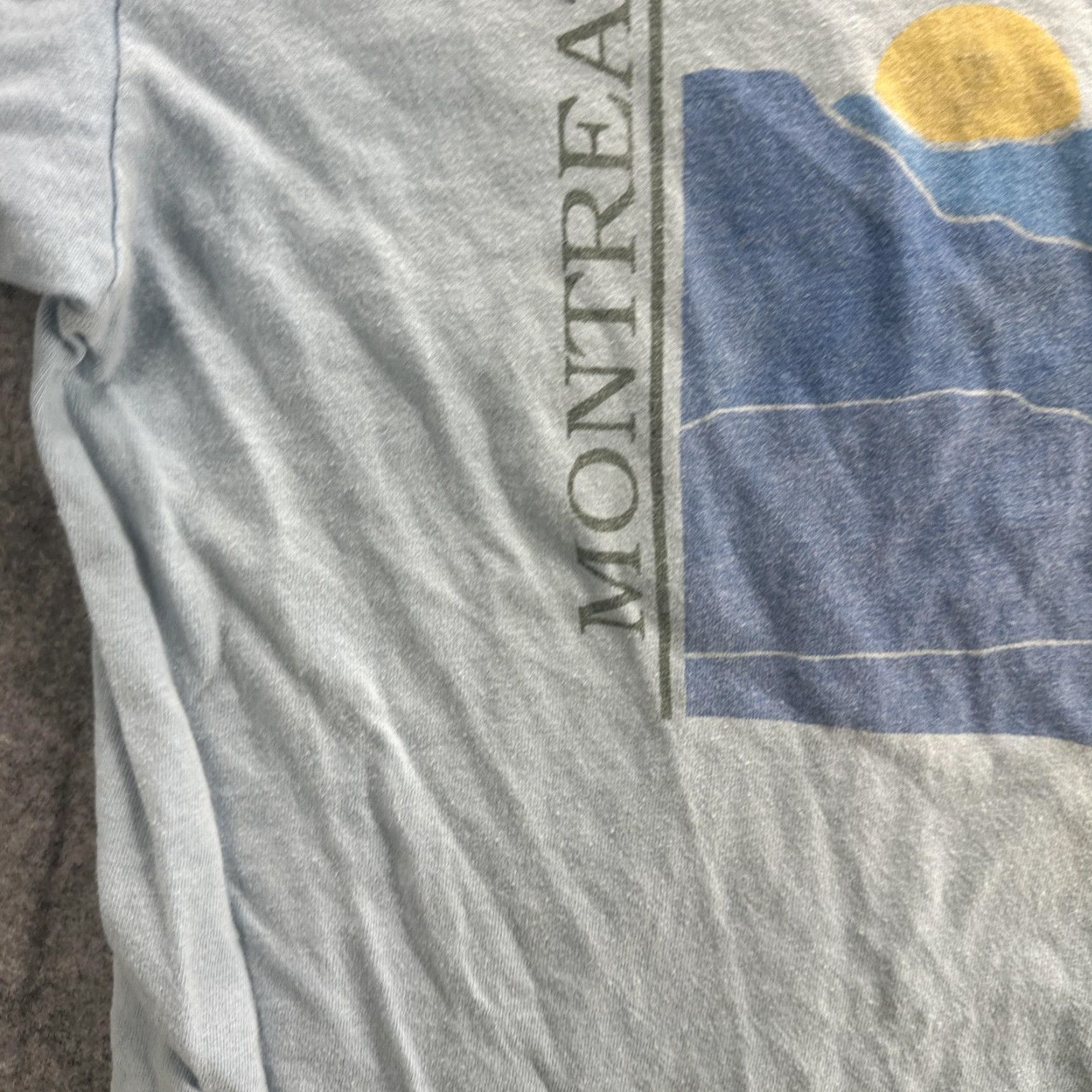 Hanes VINTAGE Hanes Montreat Shirt Mens Medium Blue Mountain Graphic Outdoors 90s Mens Size US M / EU 48-50 / 2 - 5 Thumbnail