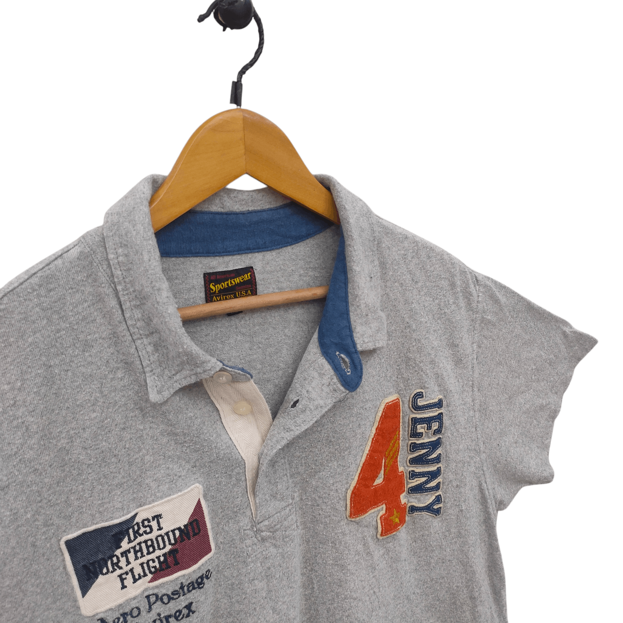 Avirex × Vintage Vintage Avirex USA Sportswear Polo Shirt Size US L / EU 52-54 / 3 - 3 Thumbnail