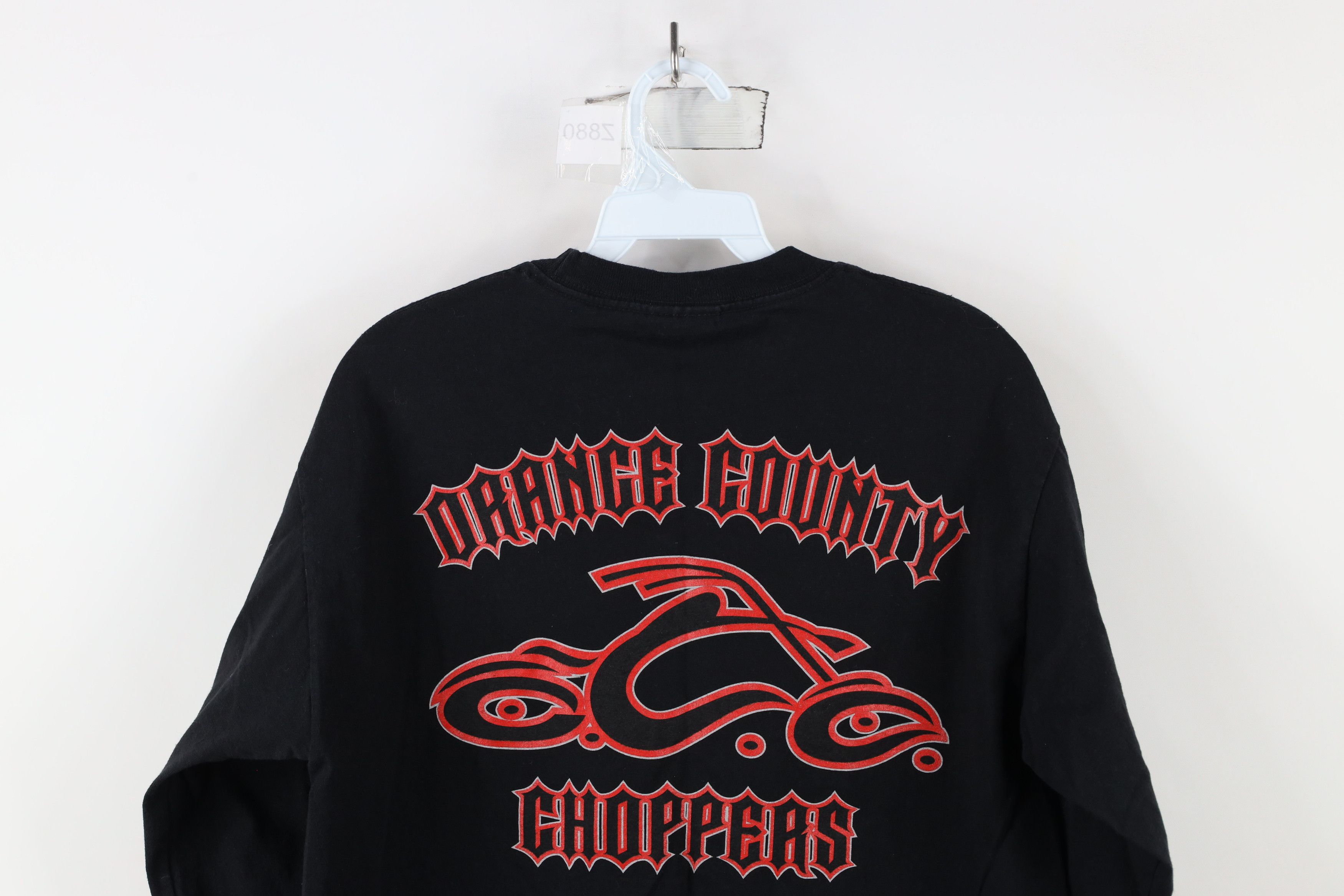 Vintage Vintage 90s Orange County Chopper Moto Long Sleeve T-Shirt Size US M / EU 48-50 / 2 - 11 Thumbnail