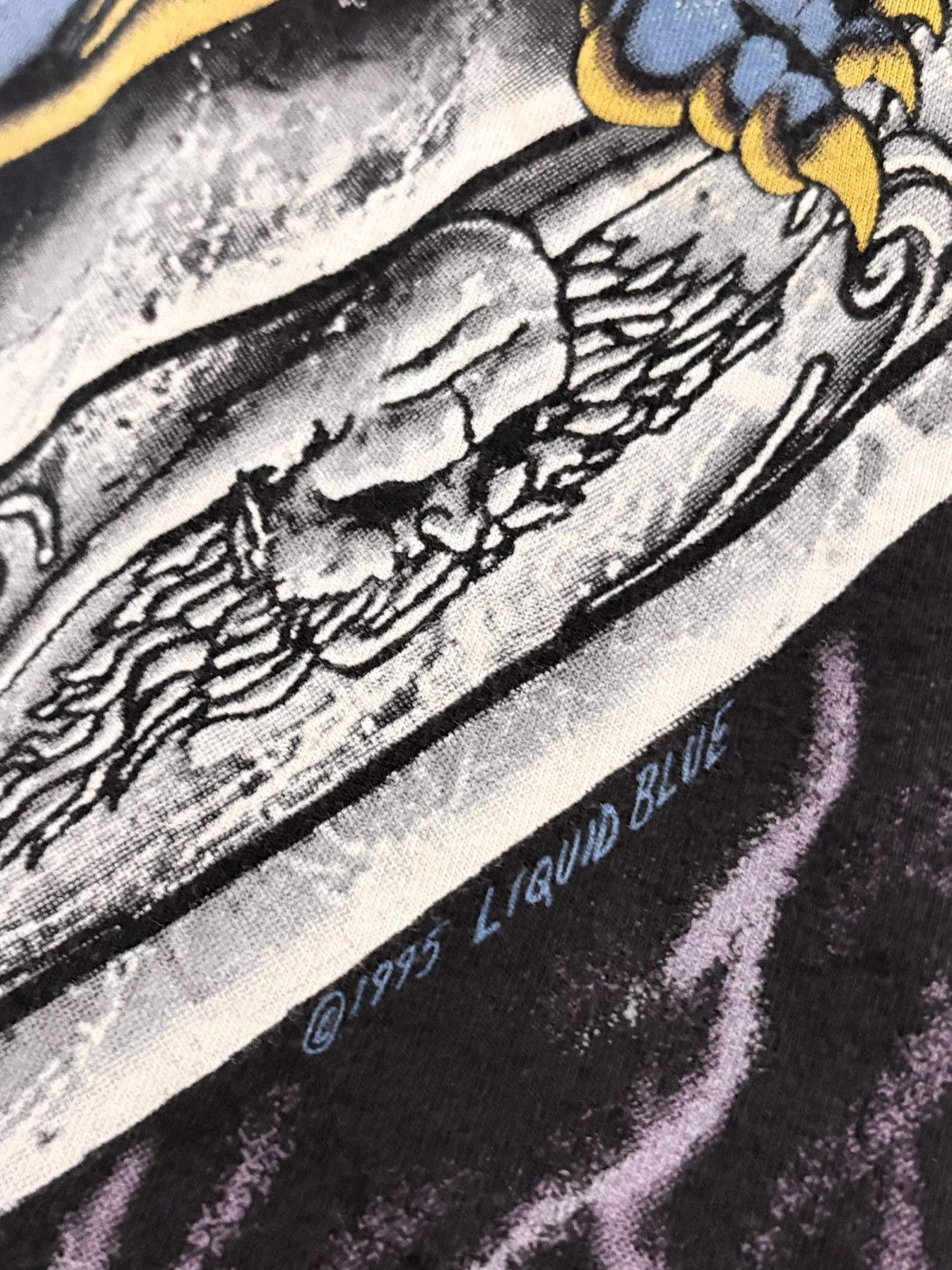 Liquid Blue RARE GRAIL Gargoyles Liquid Blue All Over Print Vintage Tee Size US XXL / EU 58 / 5 - 6 Thumbnail