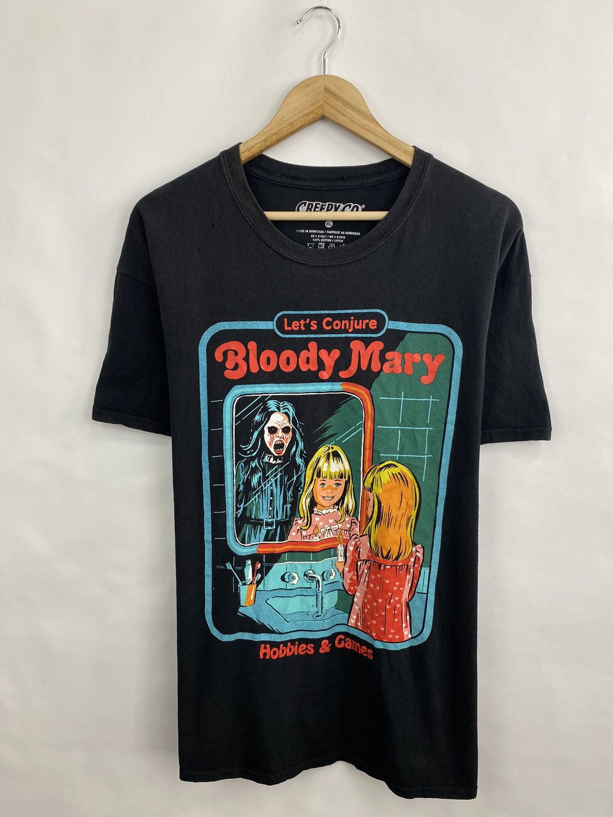 Band Tees 💀Vintage Y2K Bloody Mary Hobbies Games Halloween Skull Death Size US XL / EU 56 / 4 - 2 Thumbnail