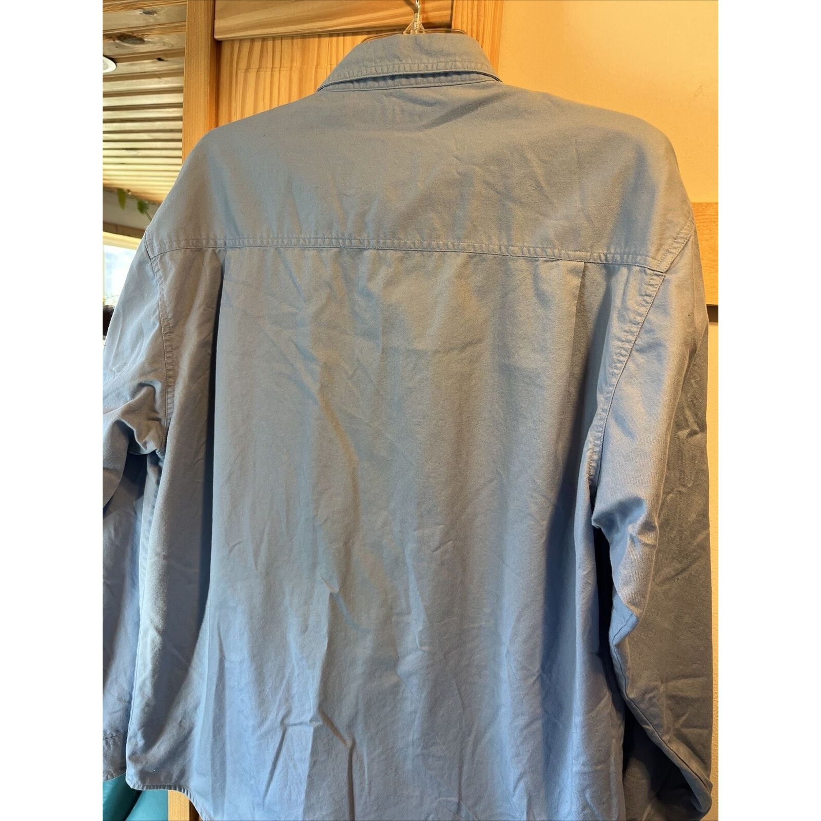 Bugle Boy Bugle Boy Company Vintage Men’s L Blue Button Cotton Shirt Size US L / EU 52-54 / 3 - 12 Thumbnail