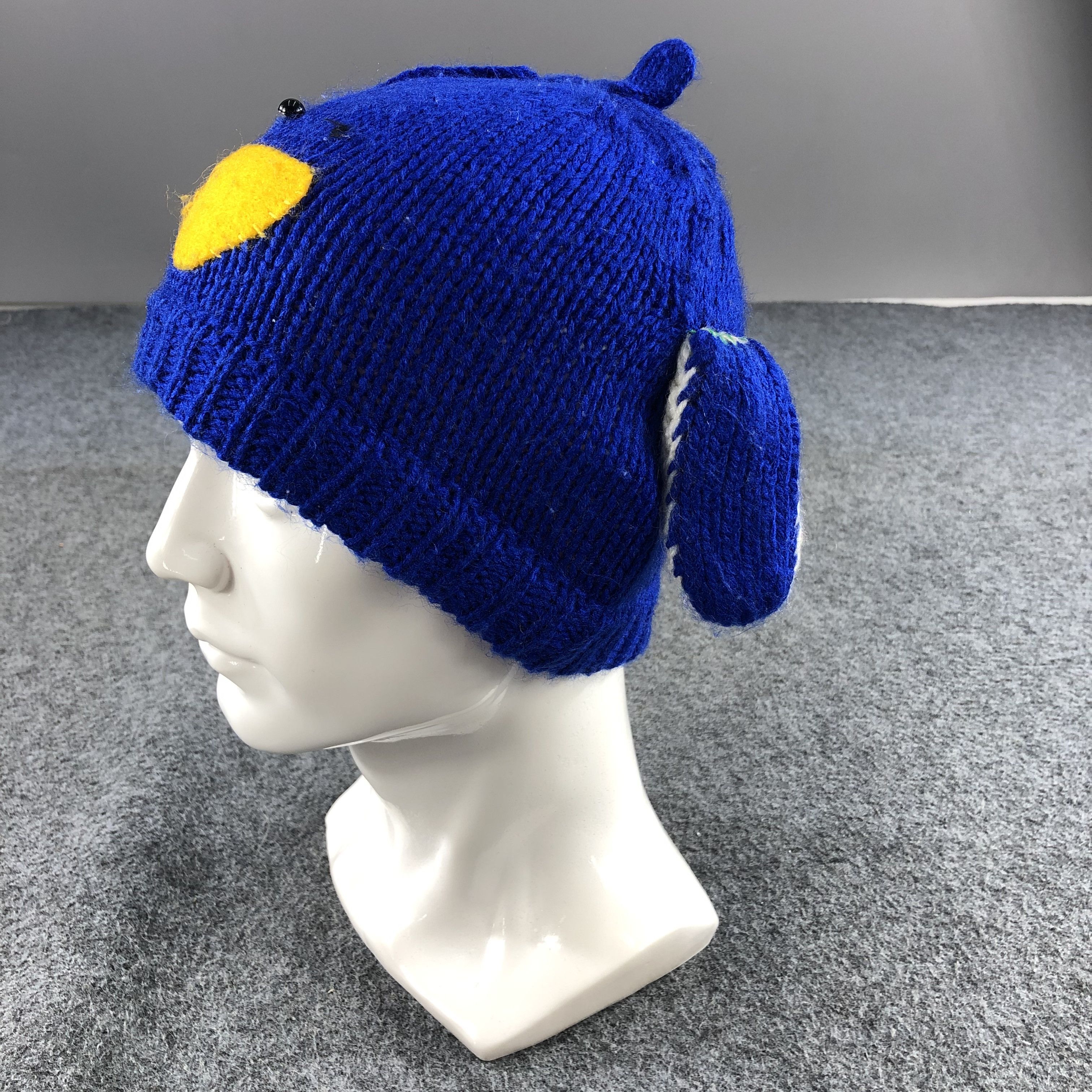 Japanese Brand Cute Blue Kappa Beanie Snowcap Snow Hat B336 Size ONE SIZE - 2 Thumbnail